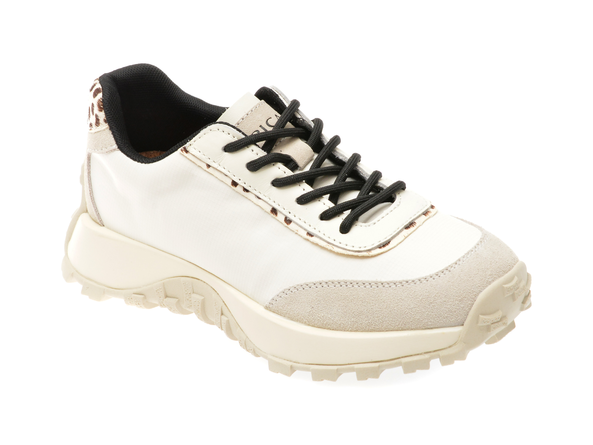 Pantofi casual EPICA albi, WY2196, din material textil