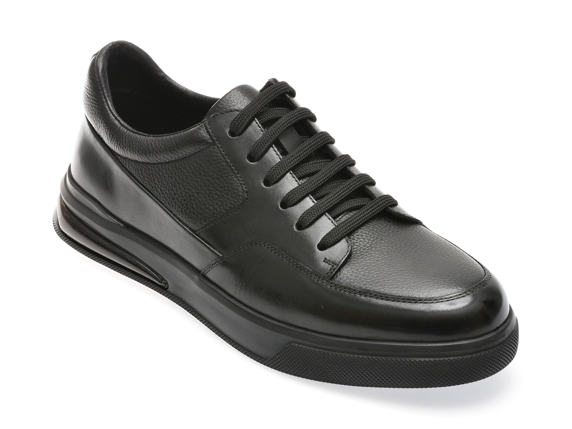Pantofi casual EPICA negri, 316K26, din piele naturala