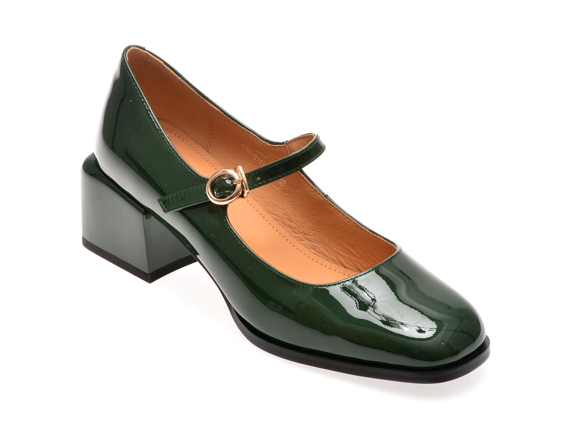 Pantofi casual FLAVIA PASSINI verzi, 1193, din piele naturala lacuita