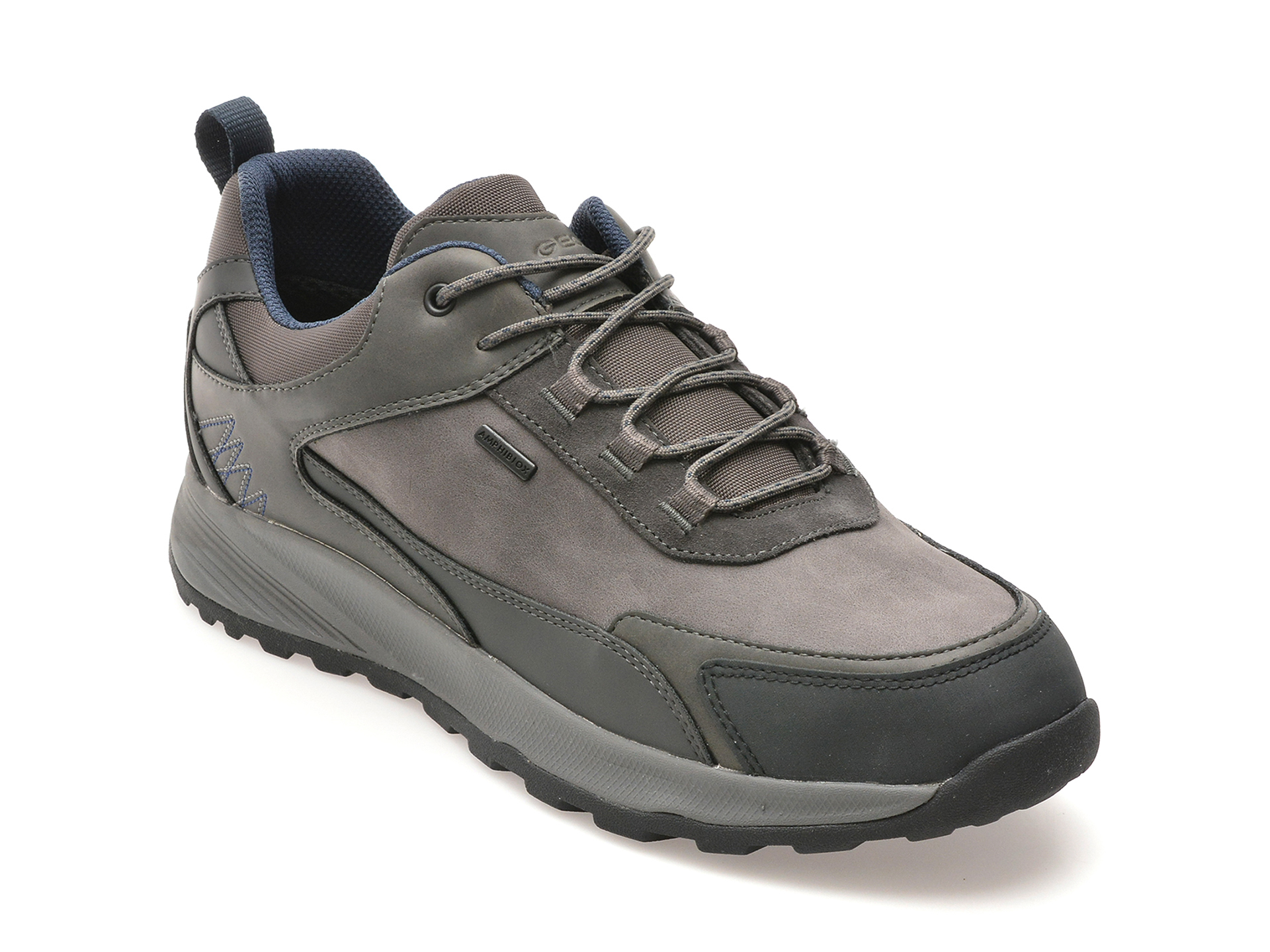 Pantofi casual GEOX gri, U46EZA, din piele ecologica