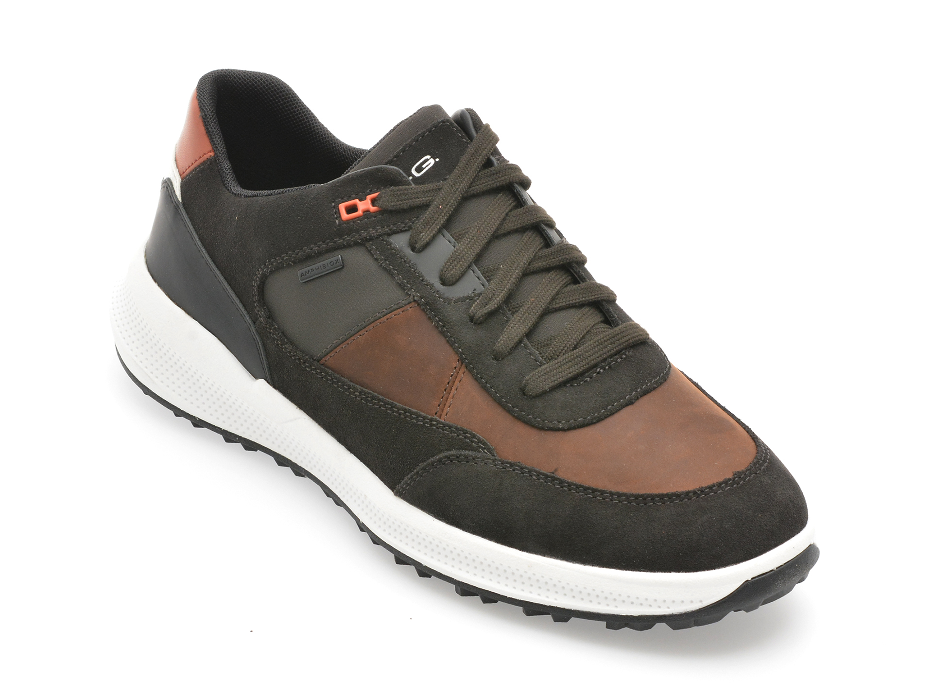 Pantofi casual GEOX maro, U36E0A, din piele naturala