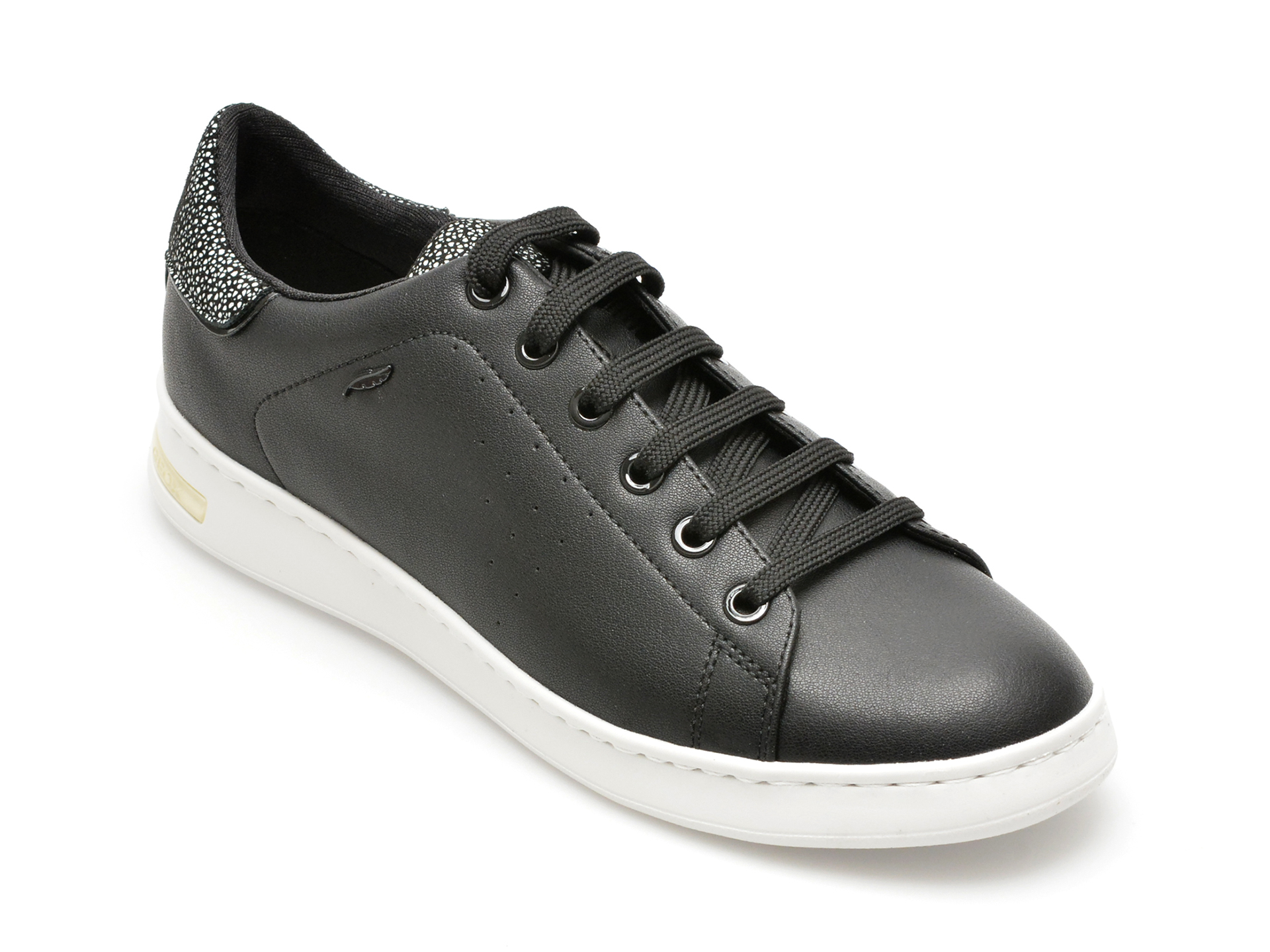 Pantofi casual GEOX negri, D621BA, din piele naturala