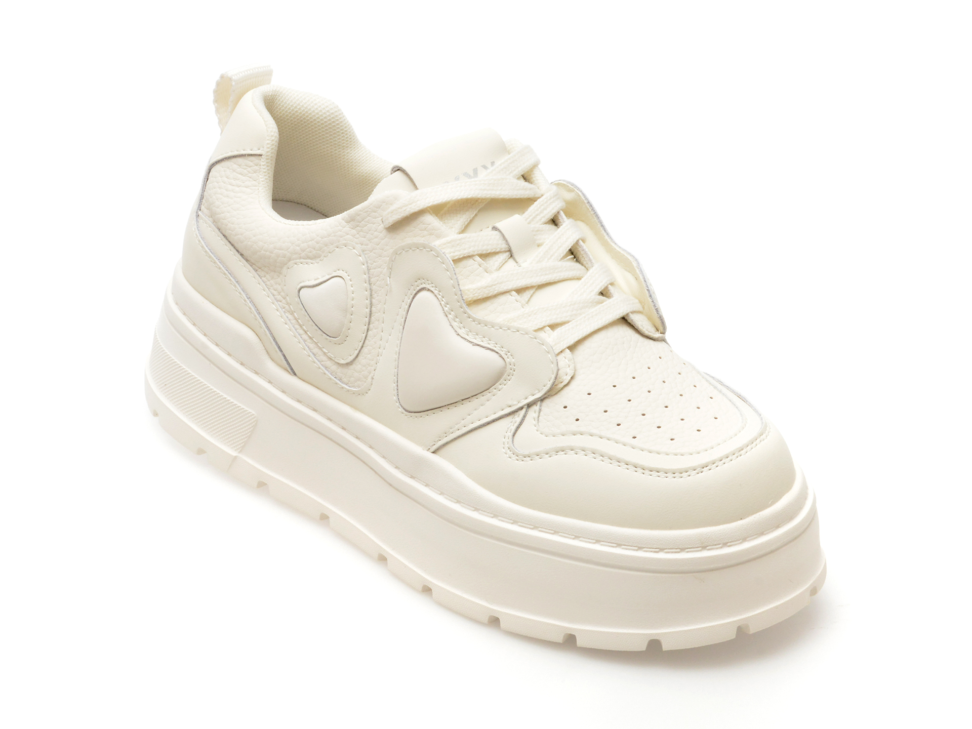 Pantofi casual GRYXX albi, 2308311, din piele naturala
