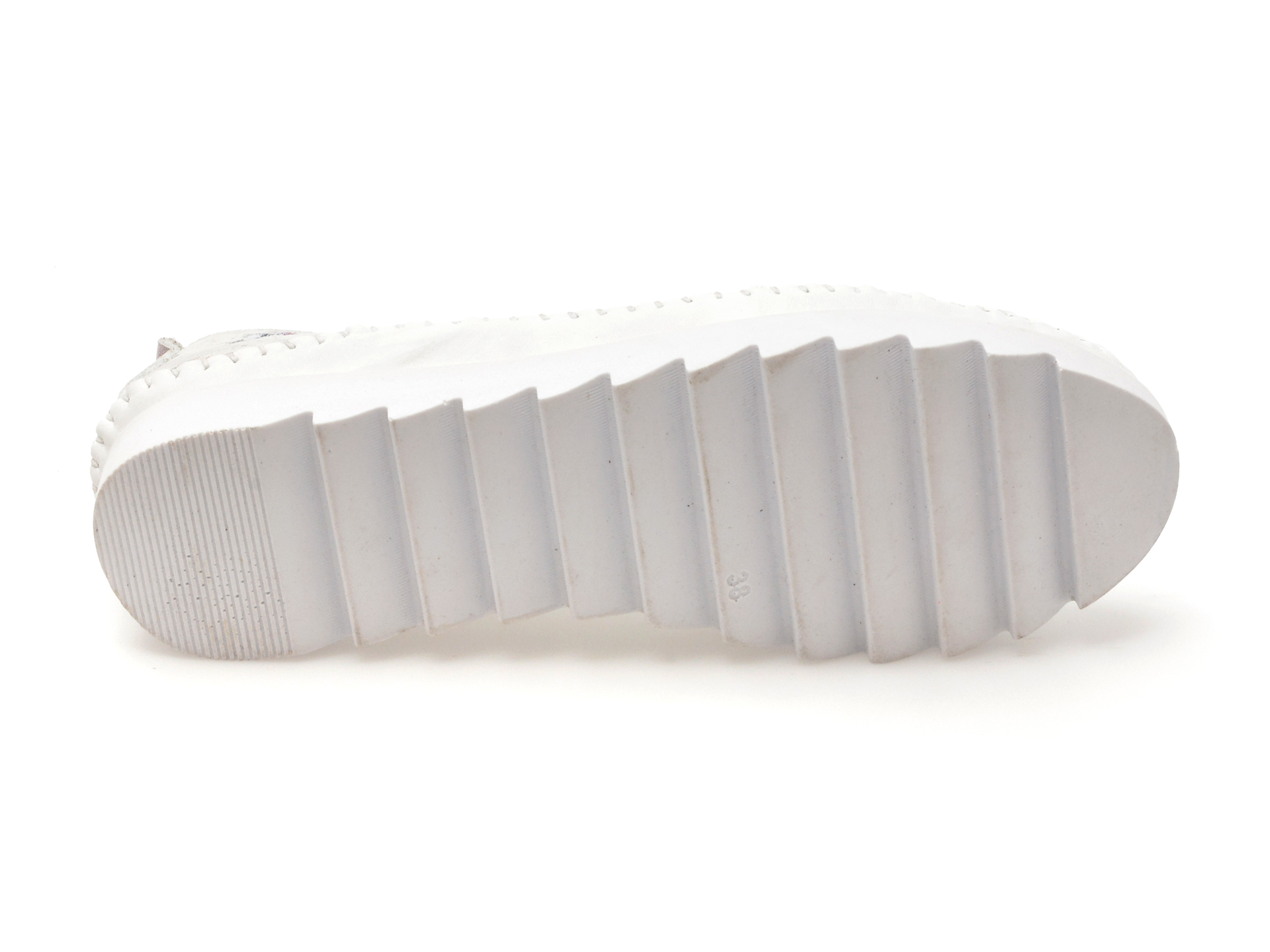 Pantofi casual GRYXX albi, 2435, din piele naturala