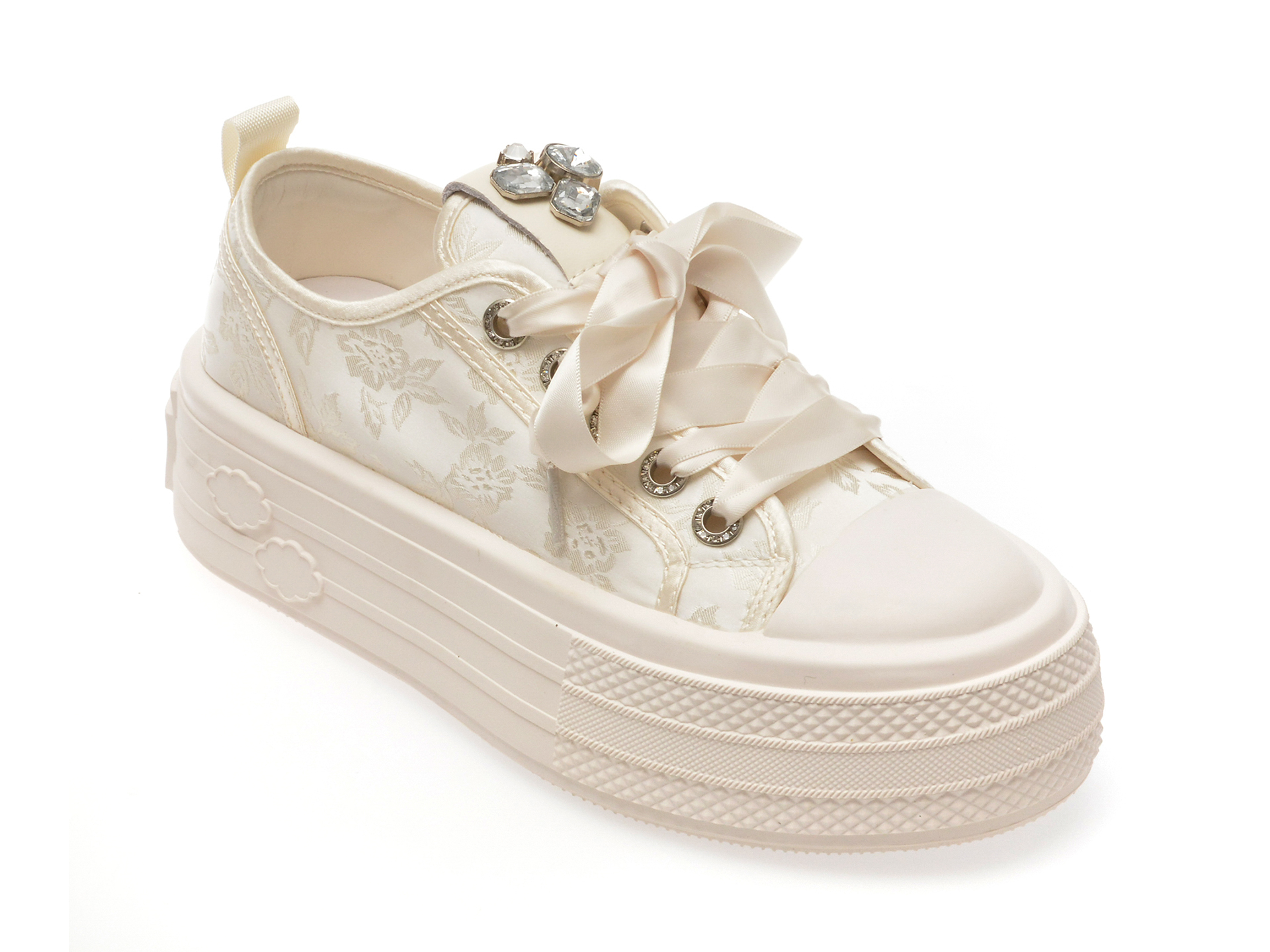 Pantofi casual GRYXX albi, 25183, din material textil