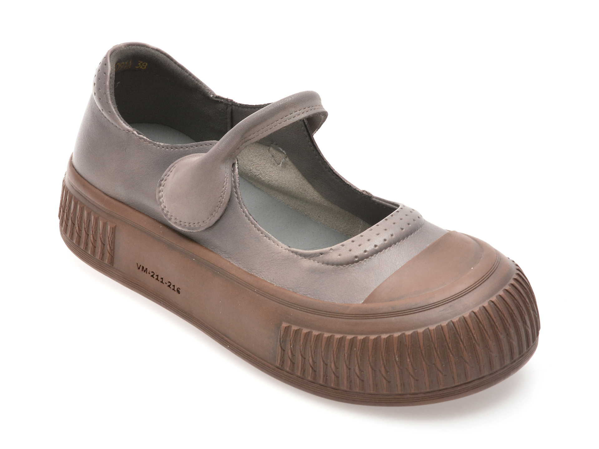 Pantofi casual GRYXX gri, 2091, din piele naturala