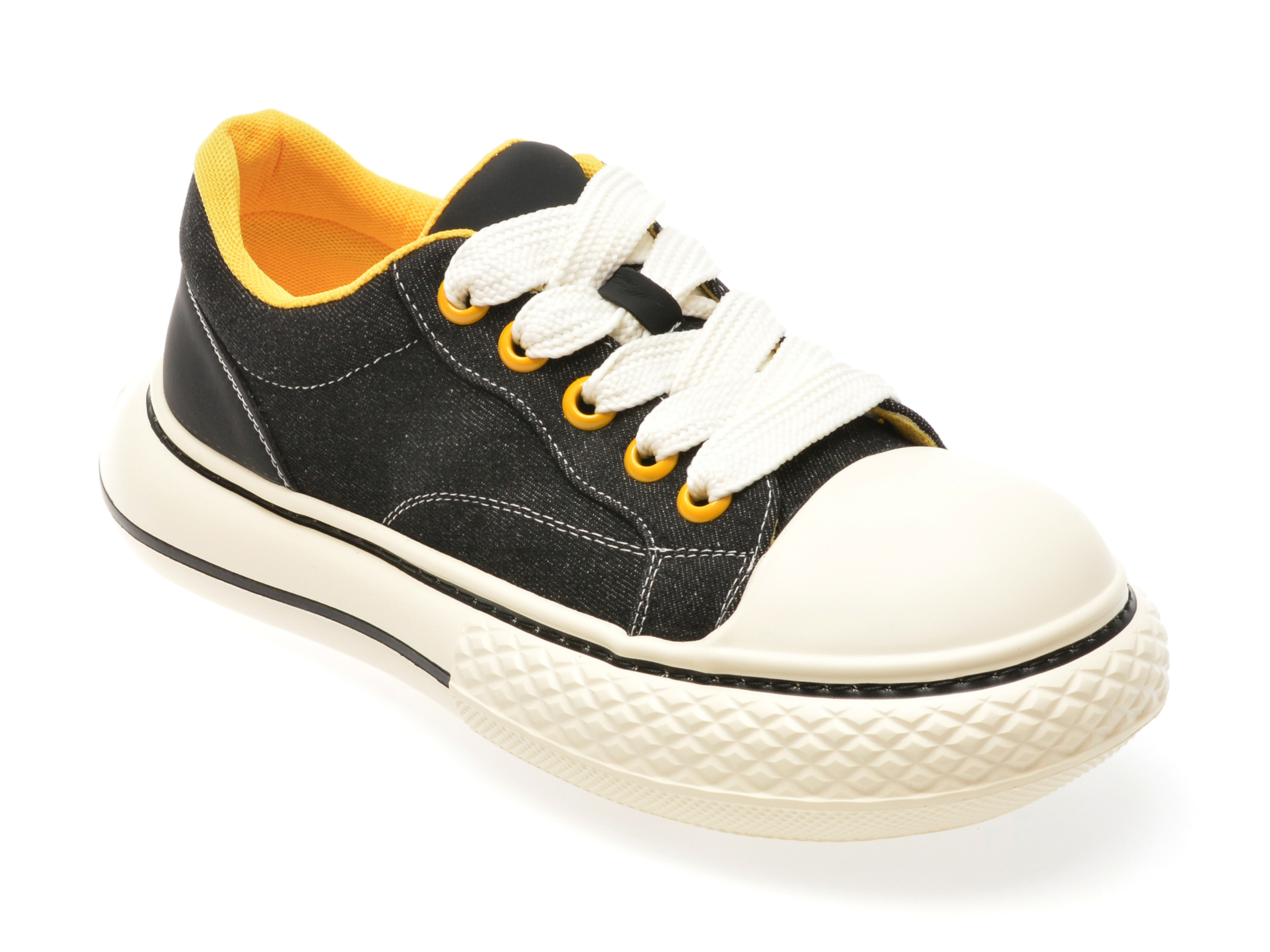 Pantofi casual GRYXX negri, 68078, din material textil