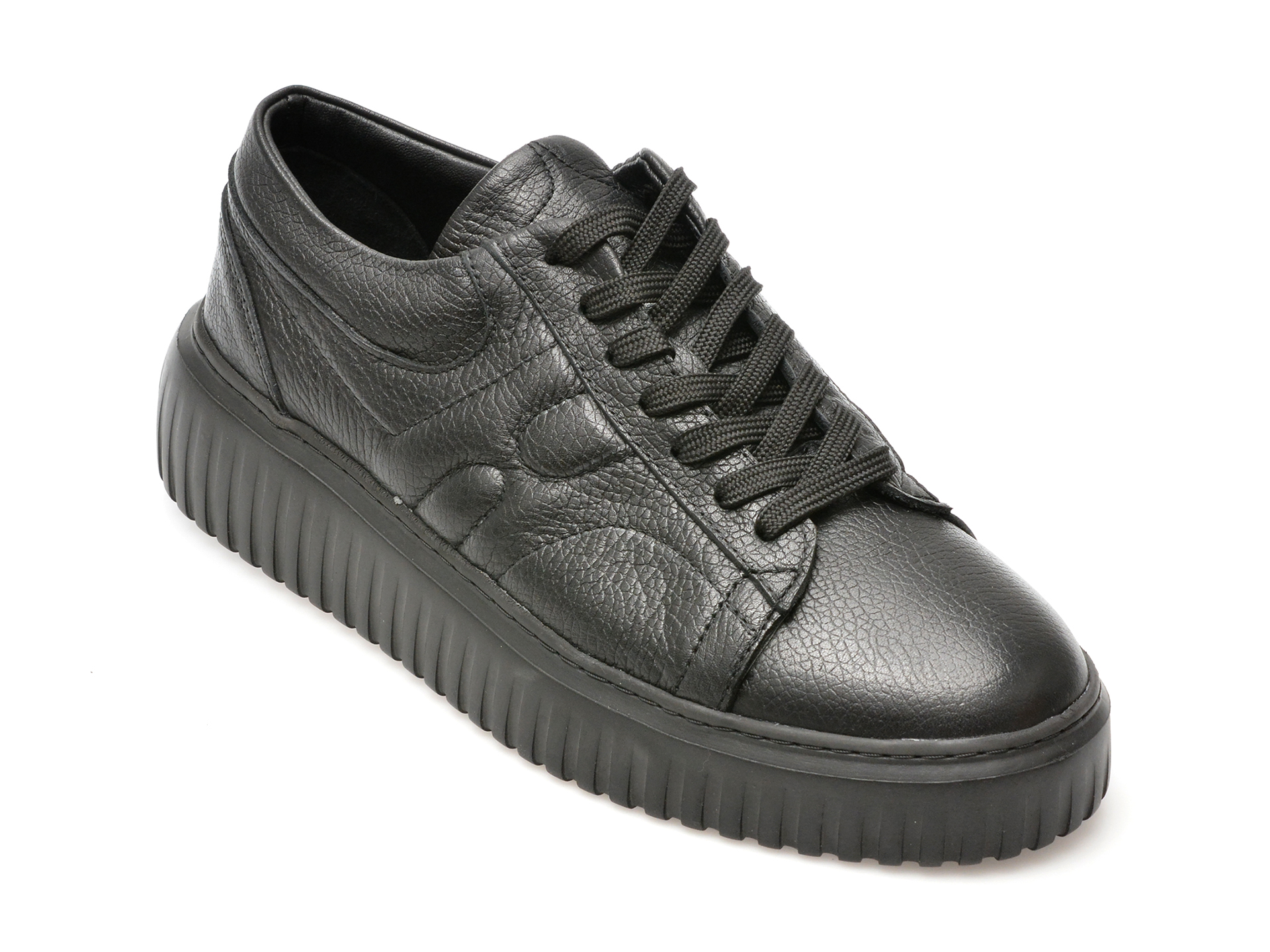 Pantofi Casual GRYXX negri, M7245, din piele naturala