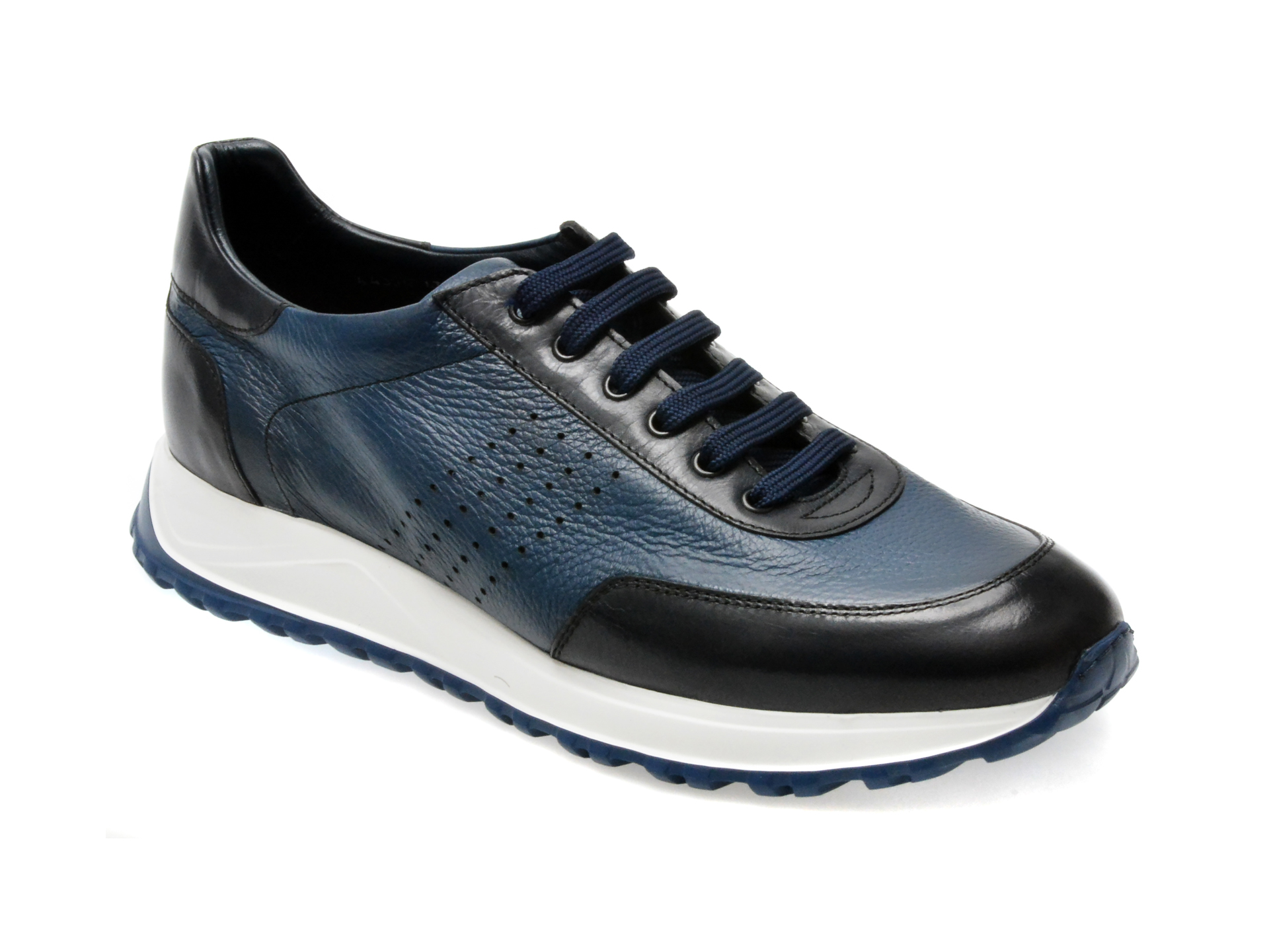 Pantofi casual LE COLONEL albastri, 64354, din piele naturala