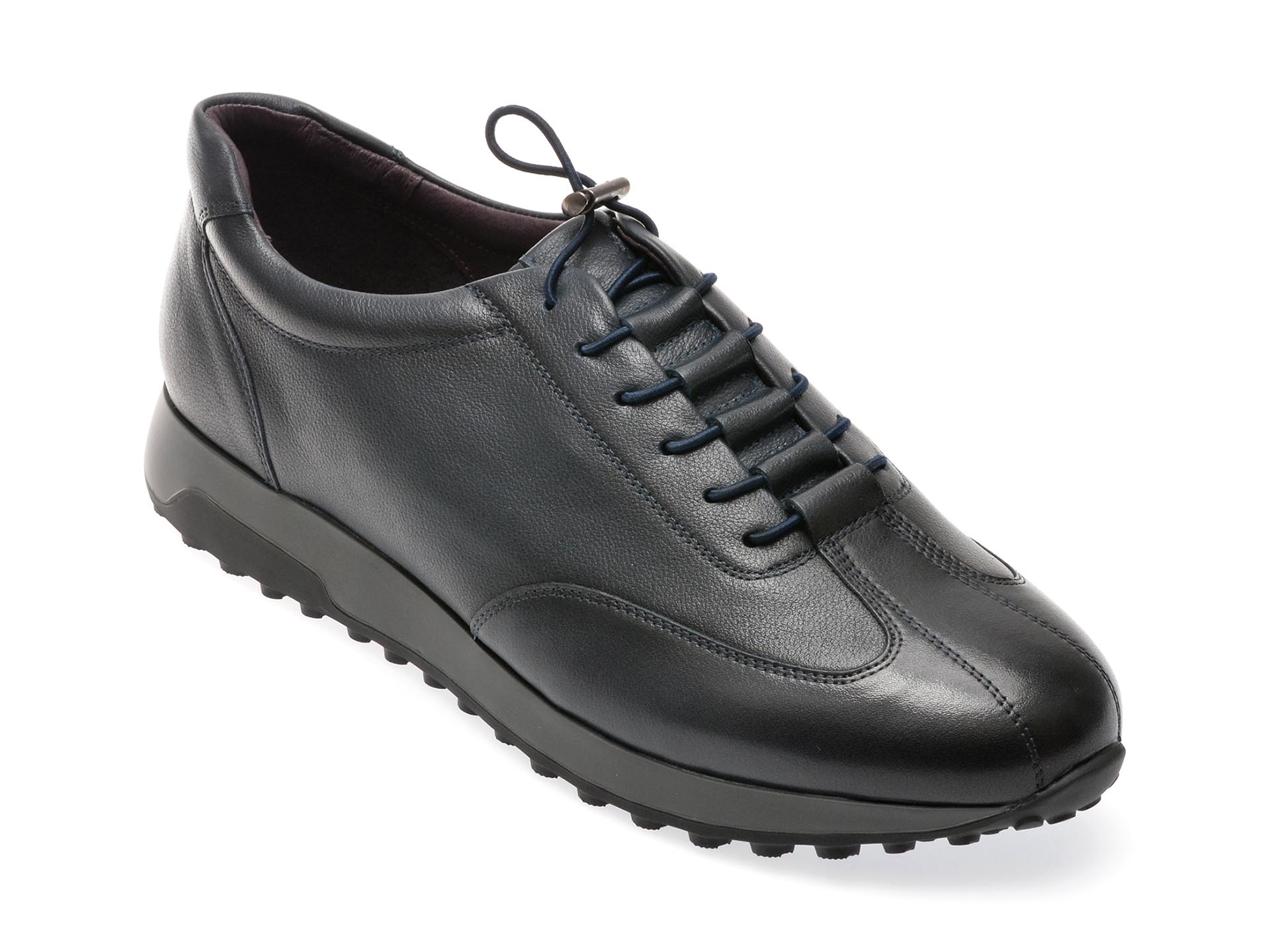 Pantofi casual OTTER bleumarin, 323292, din piele naturala