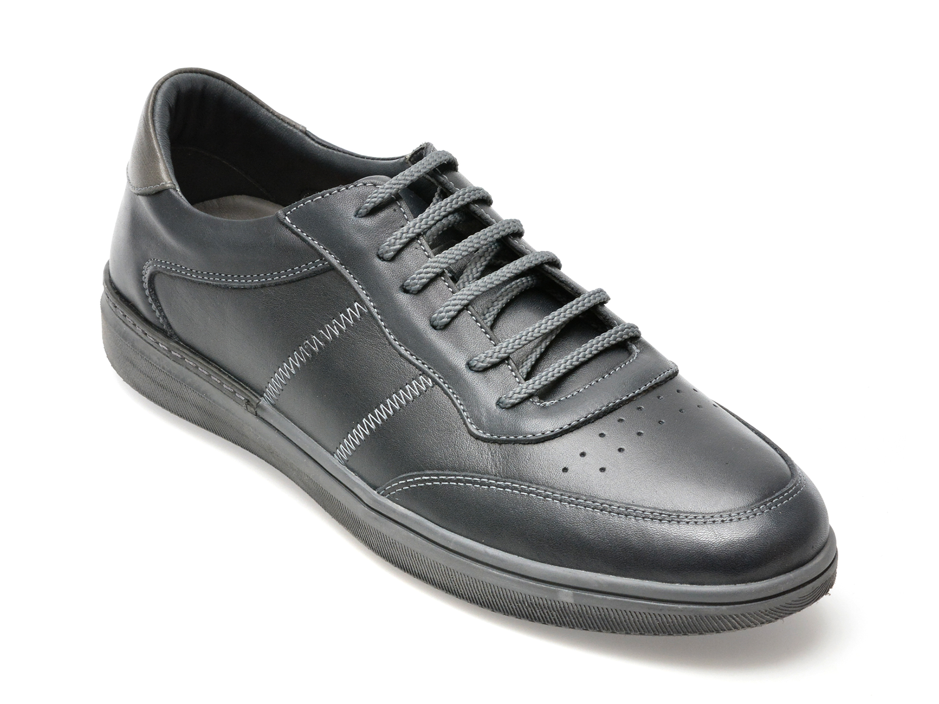 Pantofi casual OTTER bleumarin, 3421, din piele naturala
