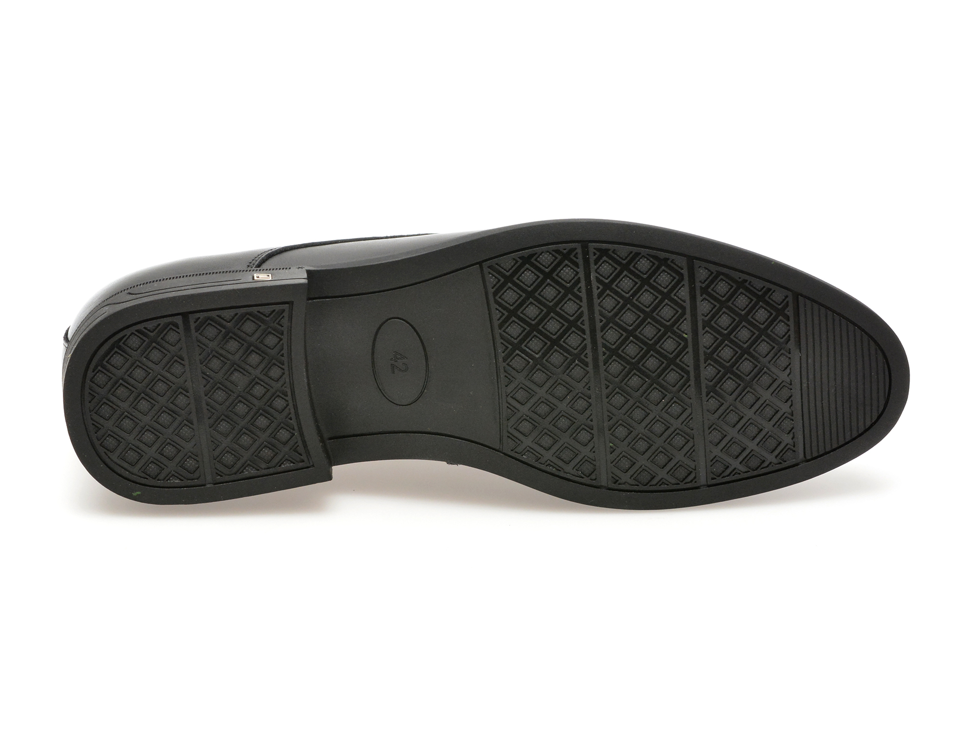 Pantofi Casual OTTER negri, 37026, din piele naturala