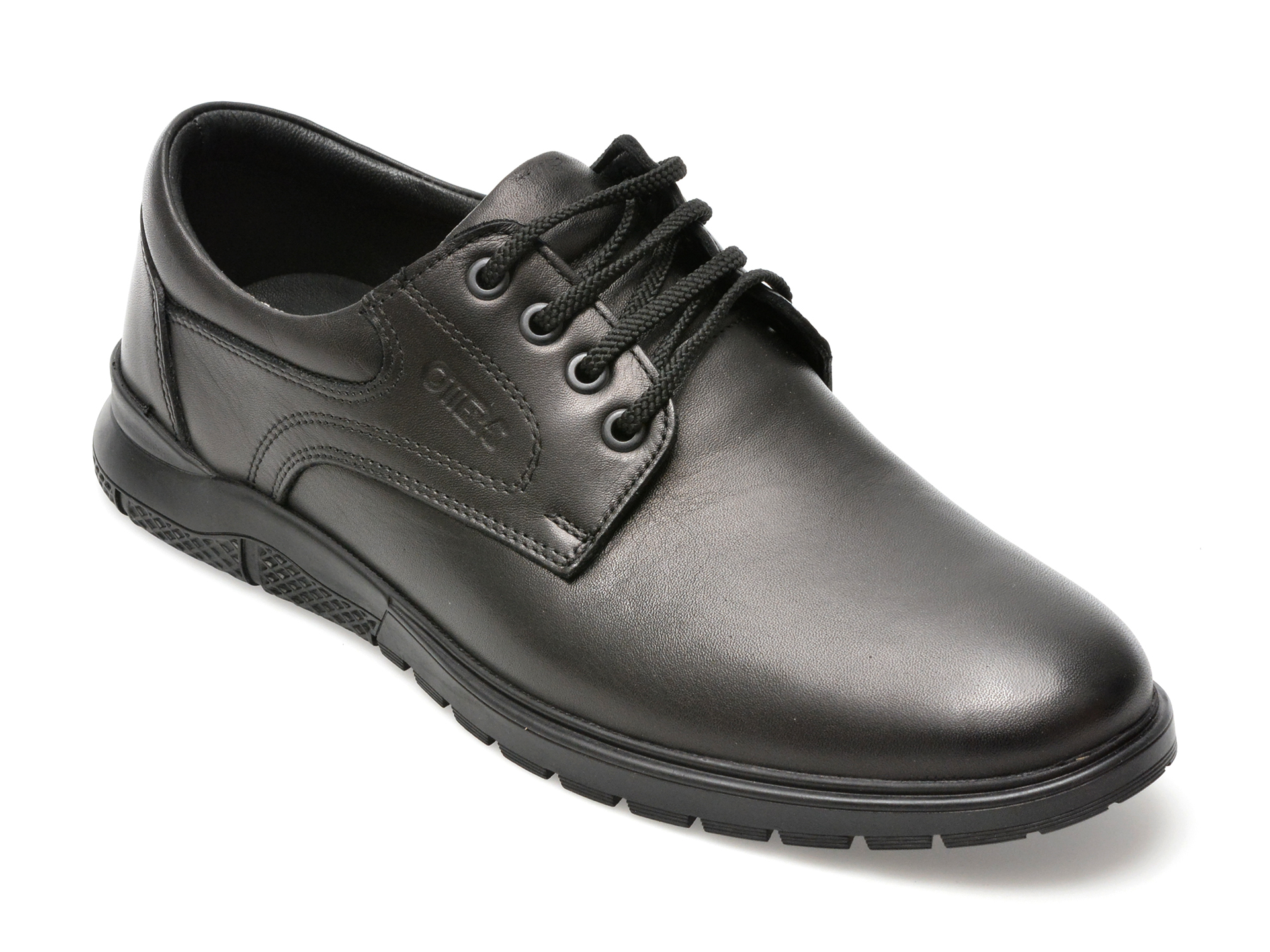 Pantofi casual OTTER negri, 555, din piele naturala