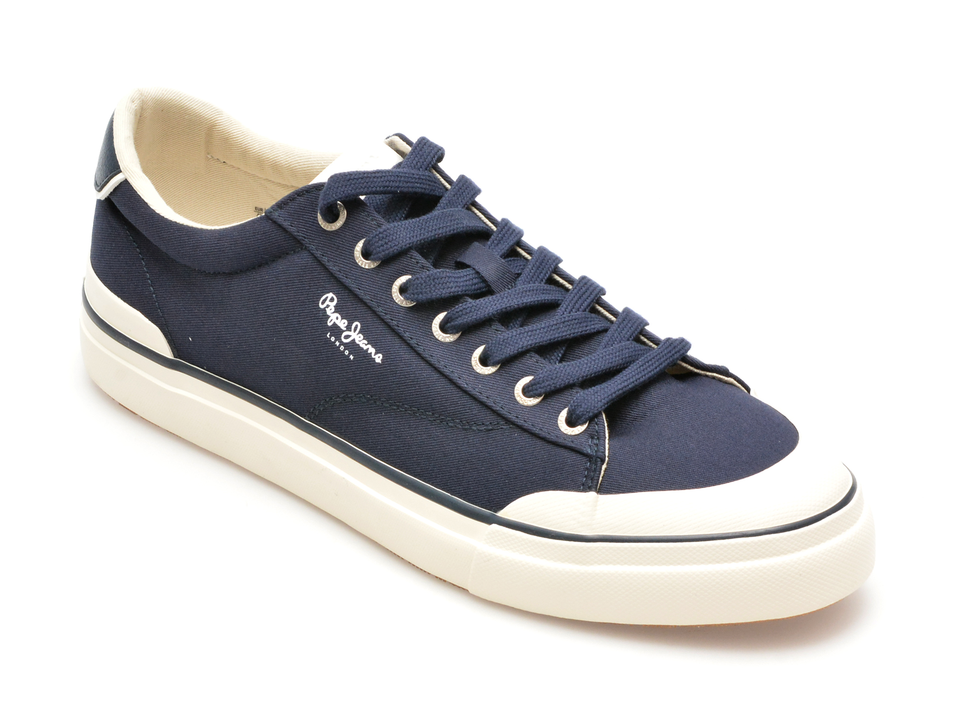 Pantofi casual PEPE JEANS bleumarin, BEN BASIC, din material textil