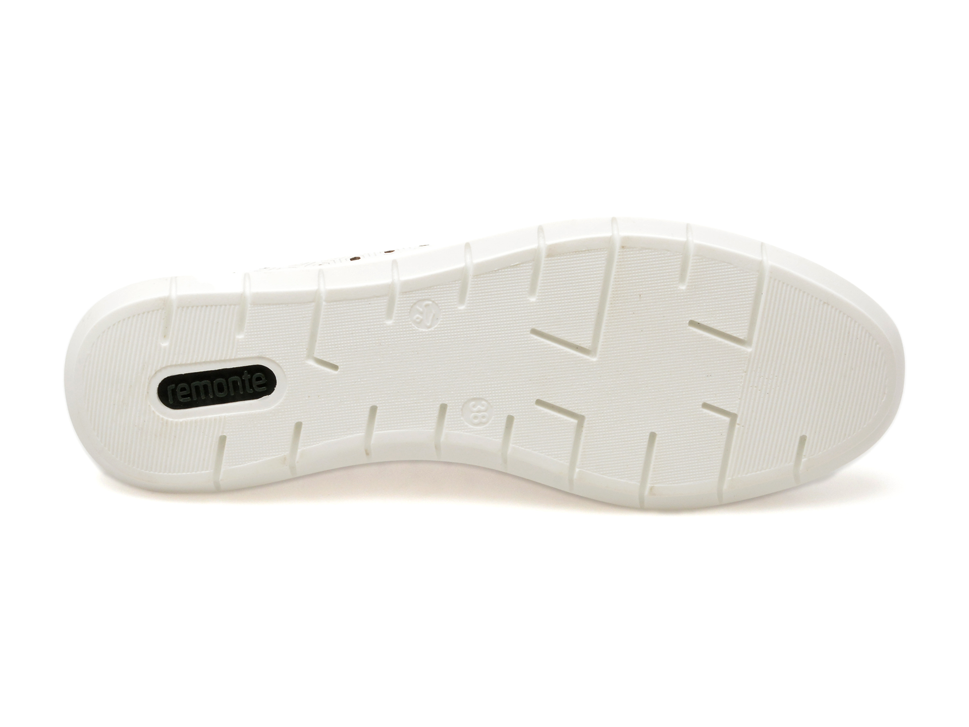 Pantofi casual REMONTE albi, R7101, din piele naturala