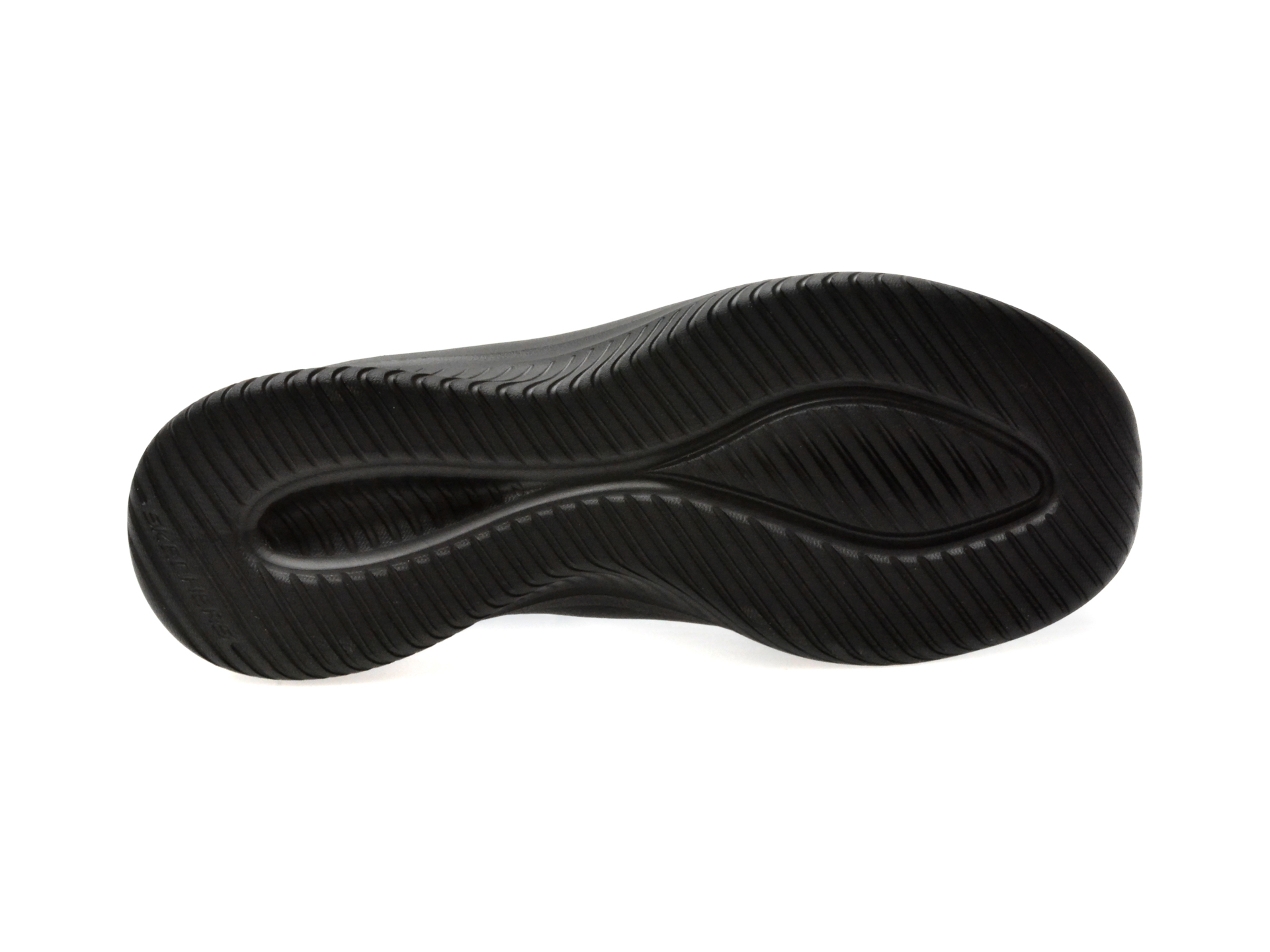 Pantofi casual SKECHERS negri, ULTRA FLEX 3.0, din piele naturala