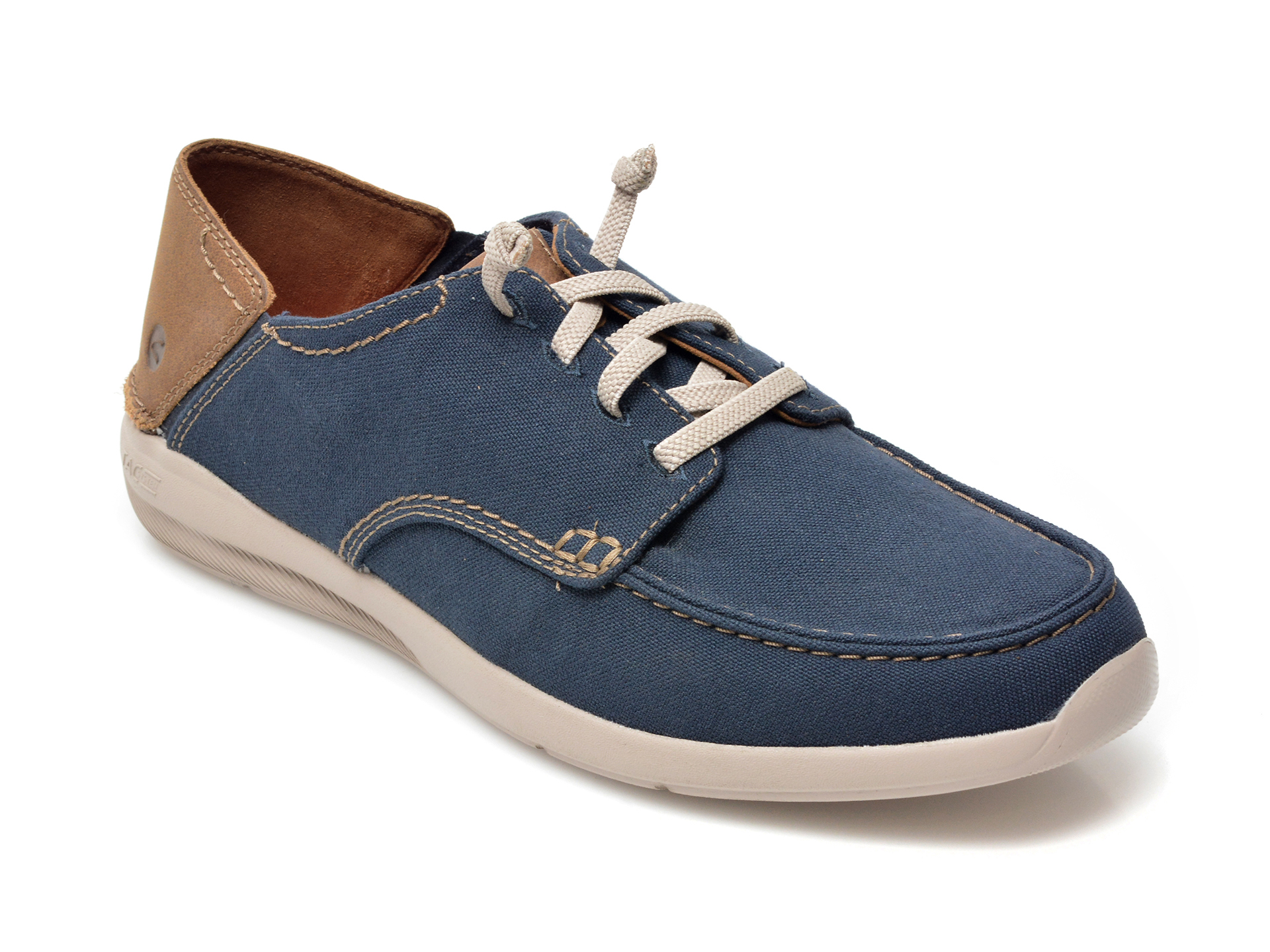 Pantofi CLARKS bleumarin, GORWIN LACE, din material textil Clarks Clarks