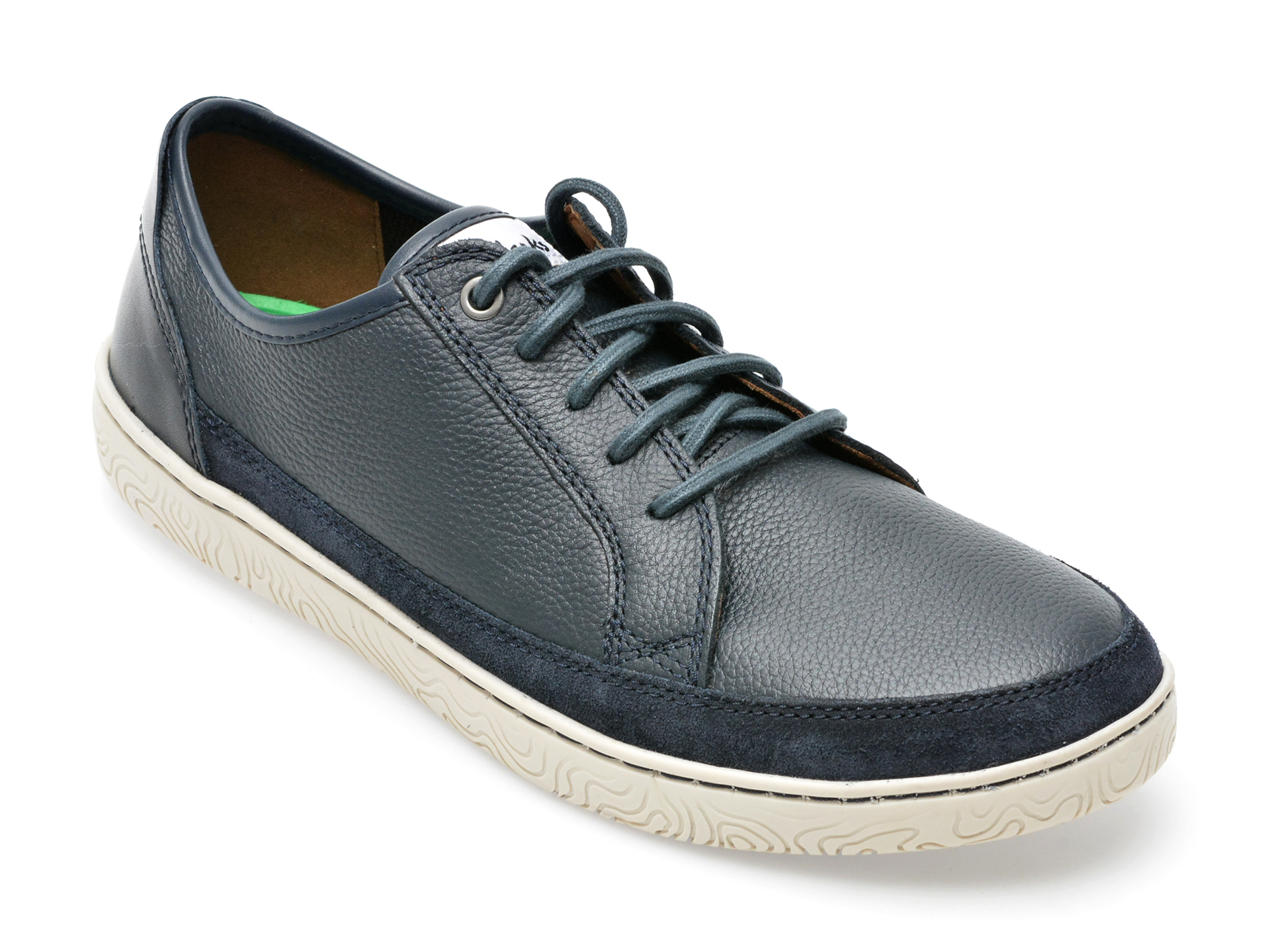 Pantofi CLARKS bleumarin, HODSON LACE-N, din piele naturala