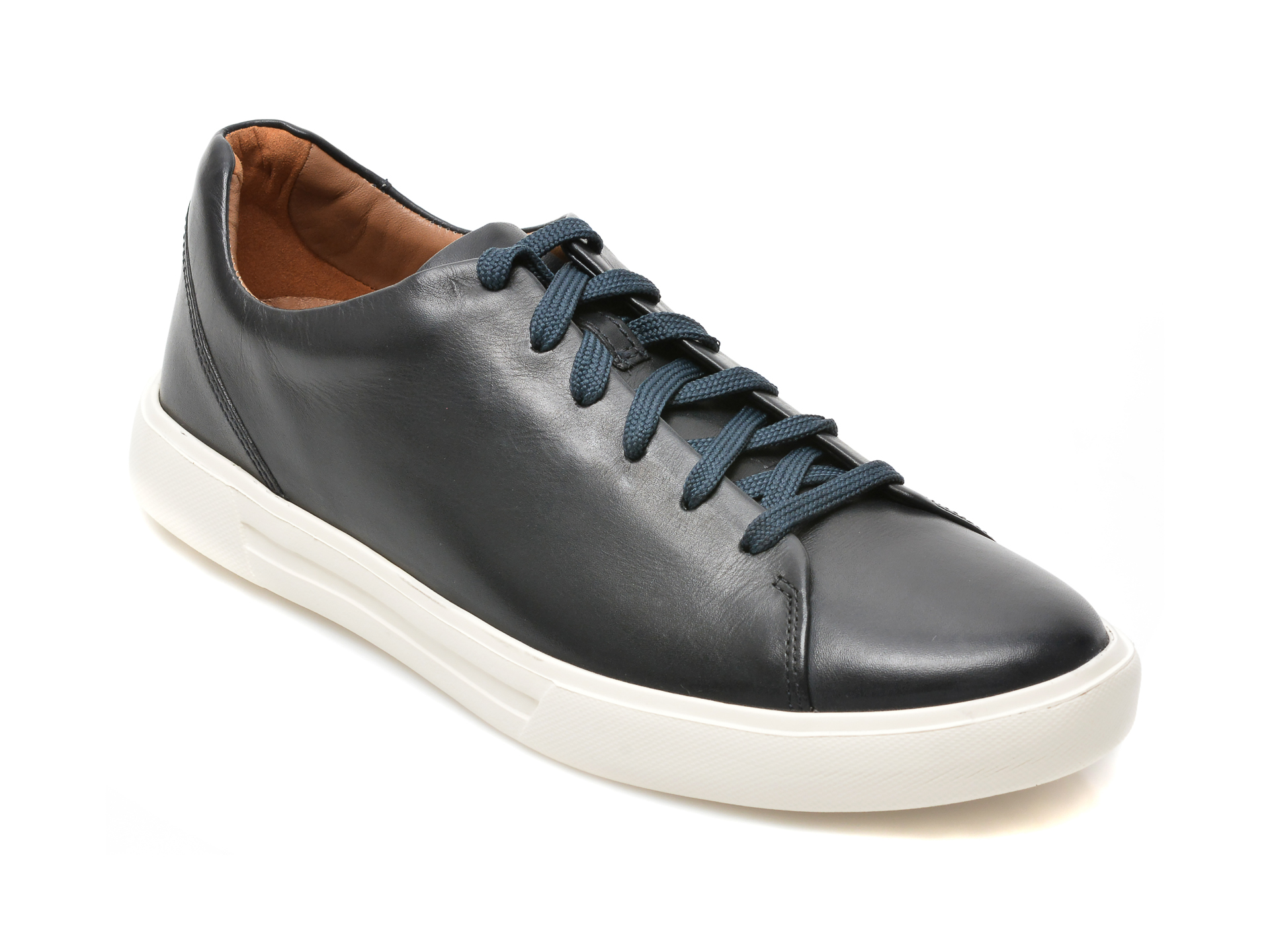 Pantofi CLARKS bleumarin, UNCOSLA, din piele naturala Clarks imagine 2022 reducere