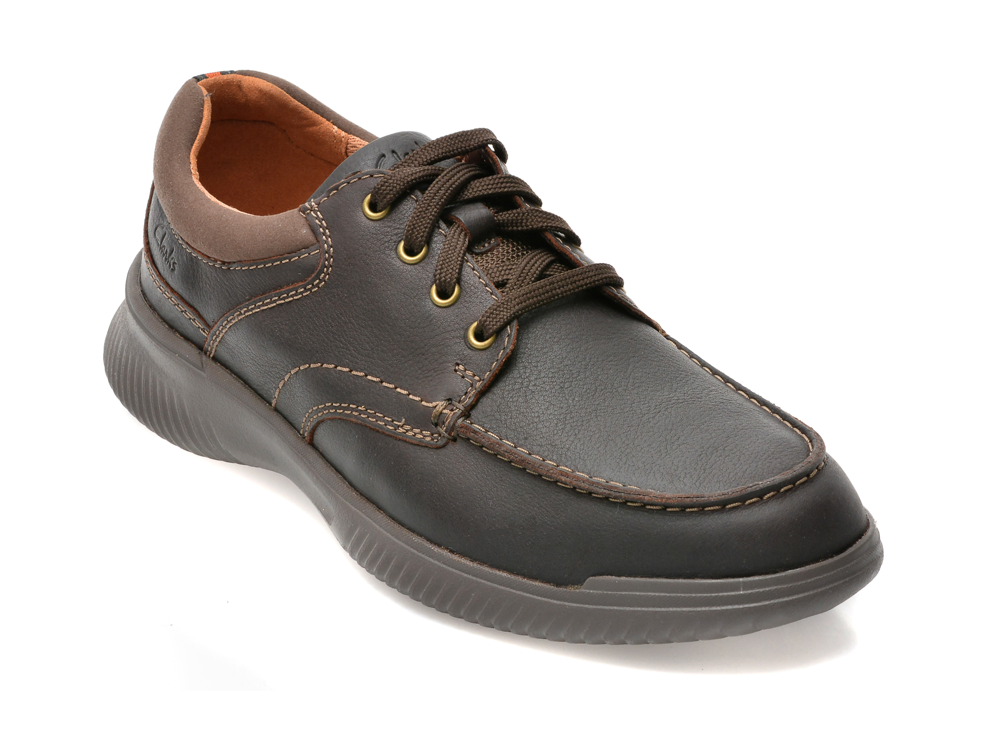 Pantofi CLARKS maro, DONAEDG, din piele naturala /barbati/pantofi imagine noua