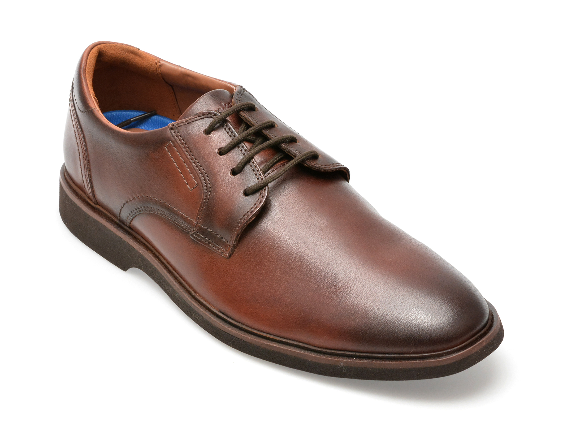 Pantofi CLARKS maro, MALWLAC, din piele naturala