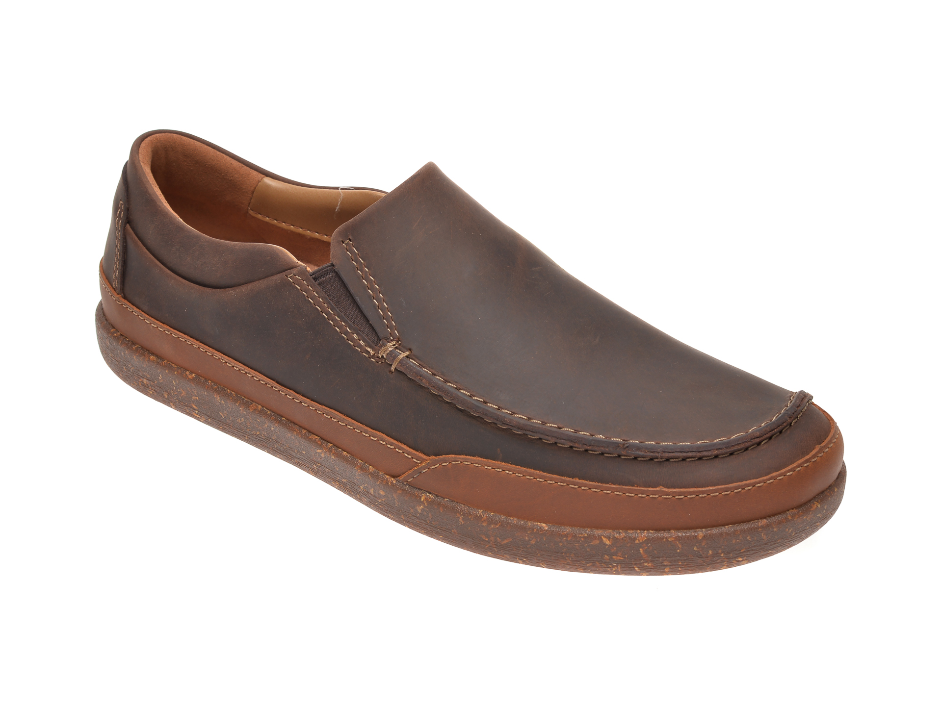 Pantofi CLARKS maro, Un Lisbon Twin, din piele naturala