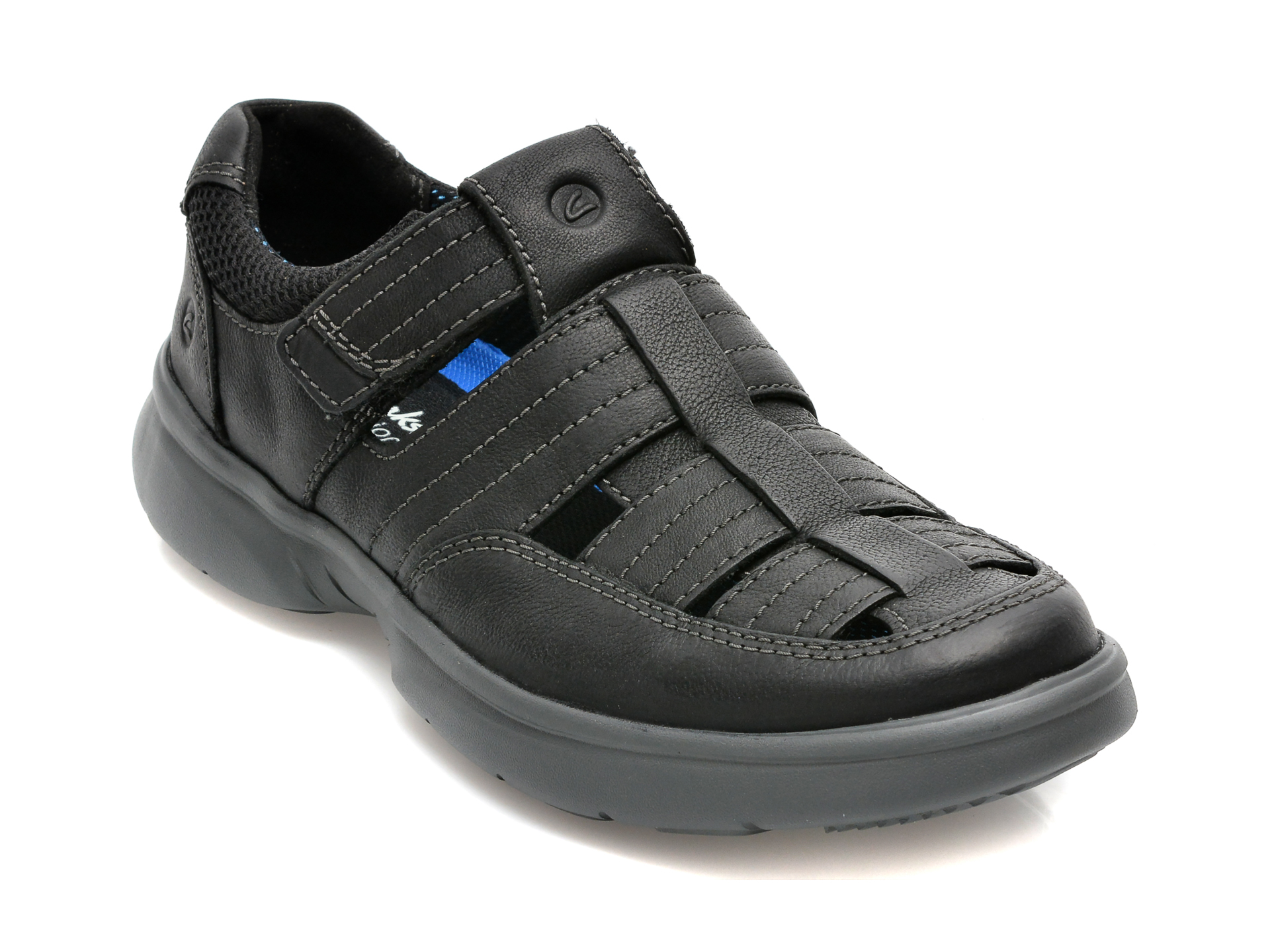 Pantofi sport CLARKS negri, STEURMI, din material textil