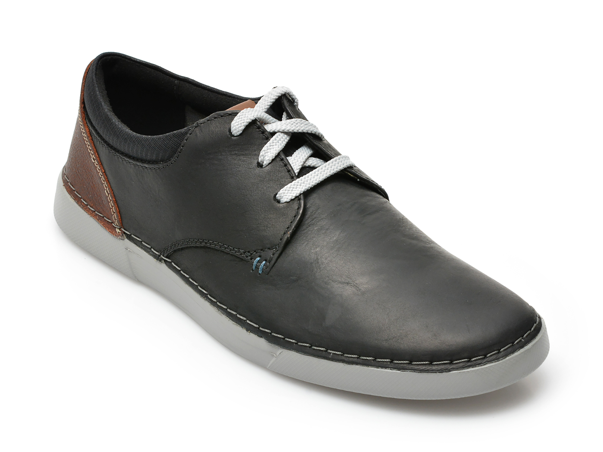 Pantofi CLARKS negri, GERELAC, din piele naturala 2023 ❤️ Pret Super Black Friday otter.ro imagine noua 2022