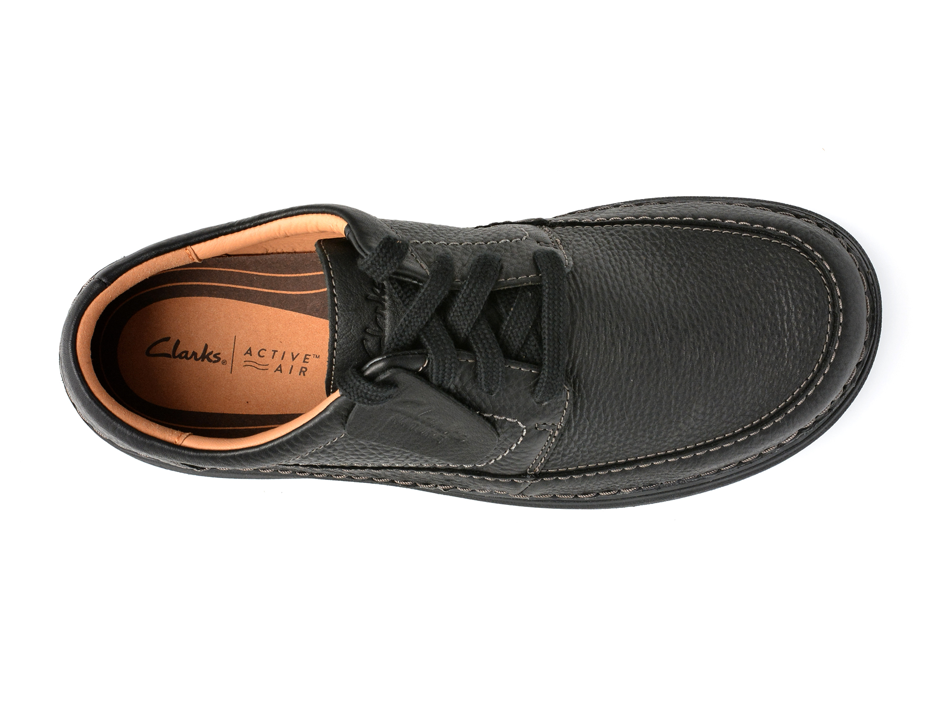 Poze Pantofi CLARKS negri, NAT5LO, din piele naturala otter.ro
