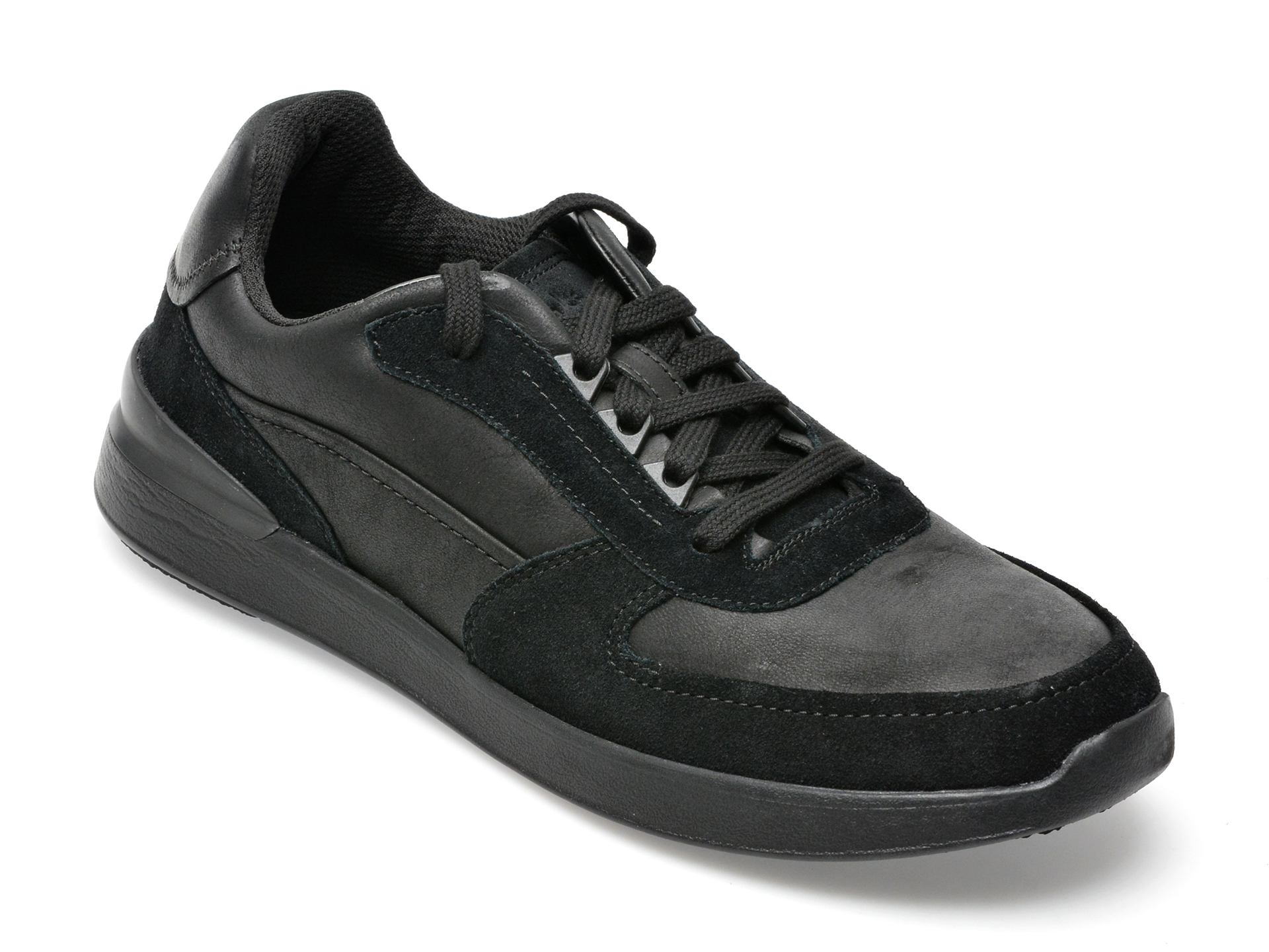 Pantofi CLARKS negri, RACELITE MOVE 0912, din piele naturala /barbati/pantofi