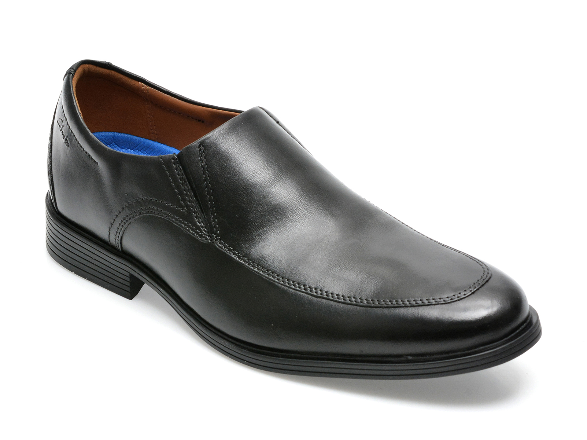 Pantofi CLARKS negri, WHIDSTE, din piele naturala /barbati/pantofi imagine super redus 2022