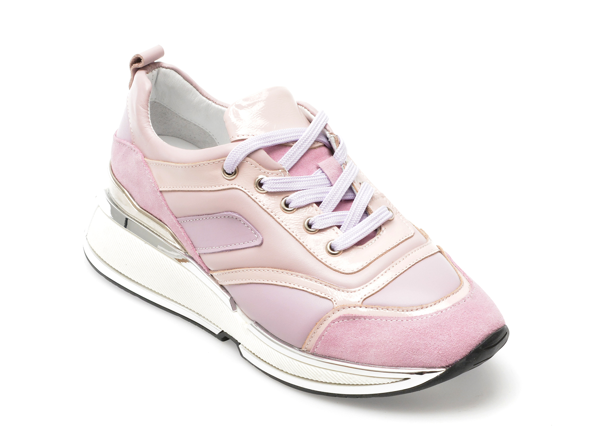 Pantofi DONNA CRIS roz, 1355320, din piele naturala