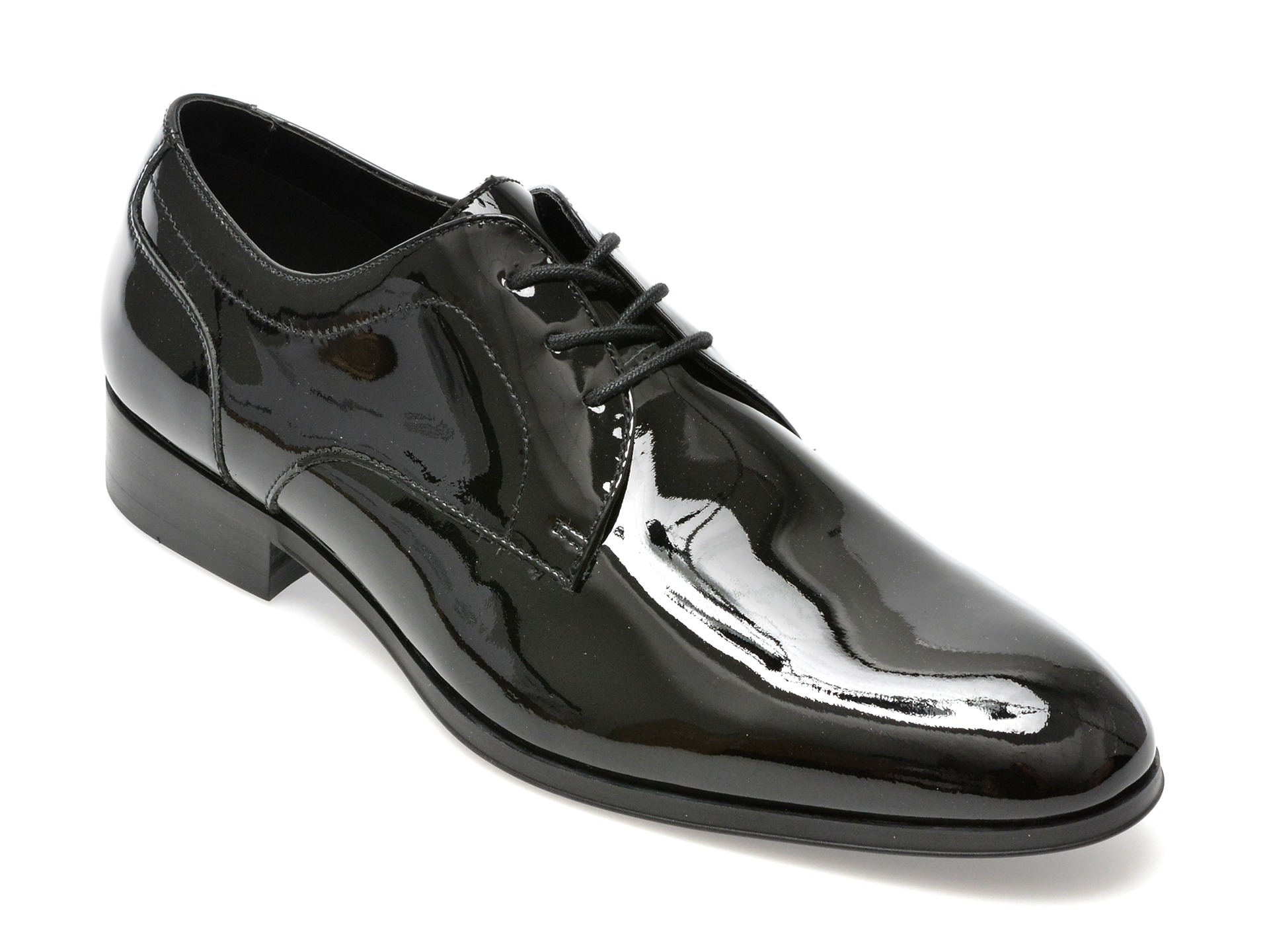 Pantofi eleganti ALDO negri, KINGSLEY004, din piele naturala lacuita
