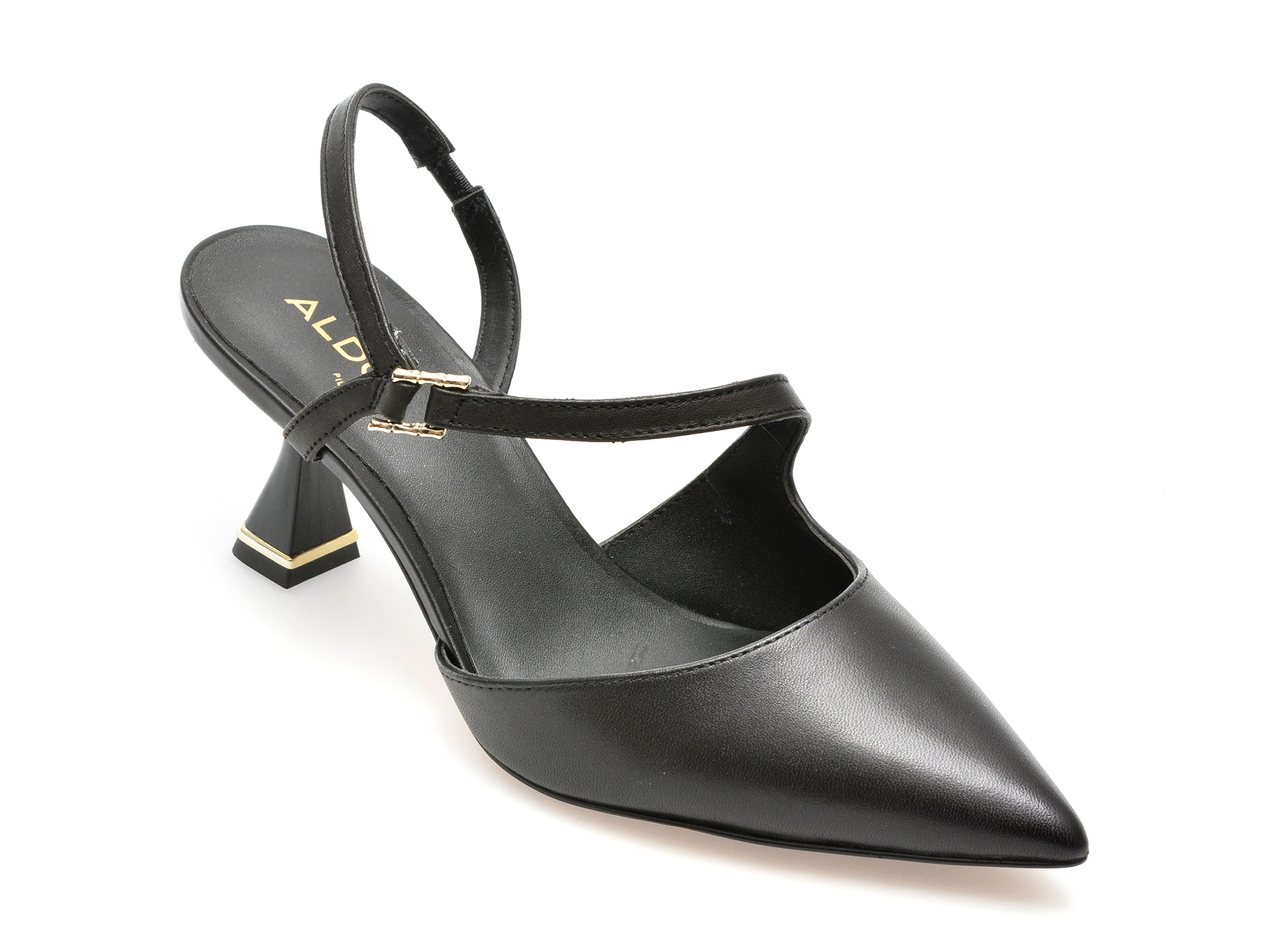 Pantofi eleganti ALDO negri, SEVILLA001, din piele naturala