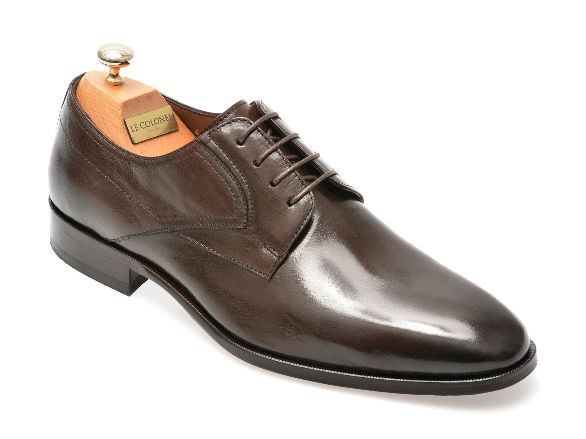 Pantofi eleganti LE COLONEL maro, 48491, din piele naturala