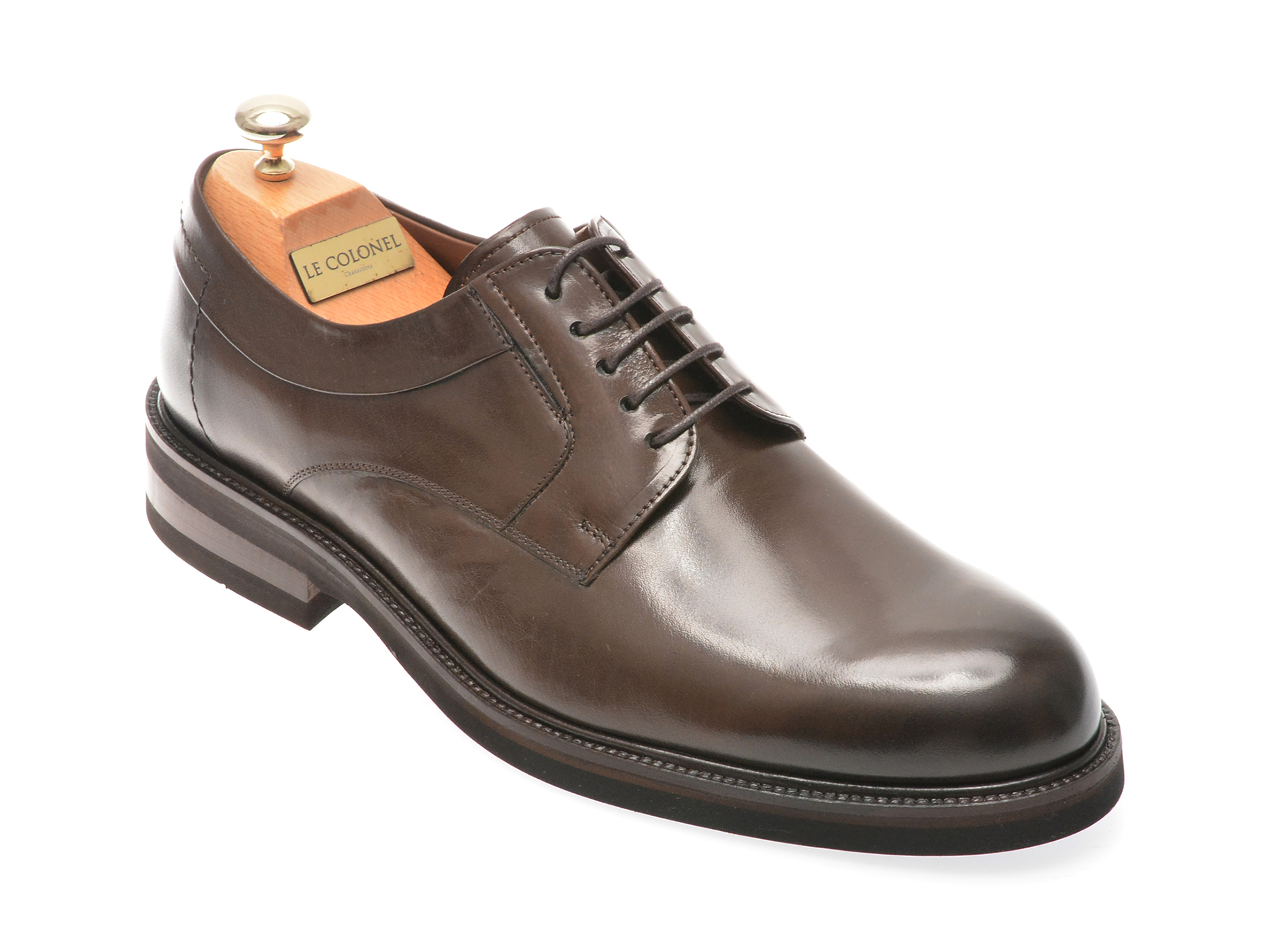 Pantofi eleganti LE COLONEL maro, 69305, din piele naturala