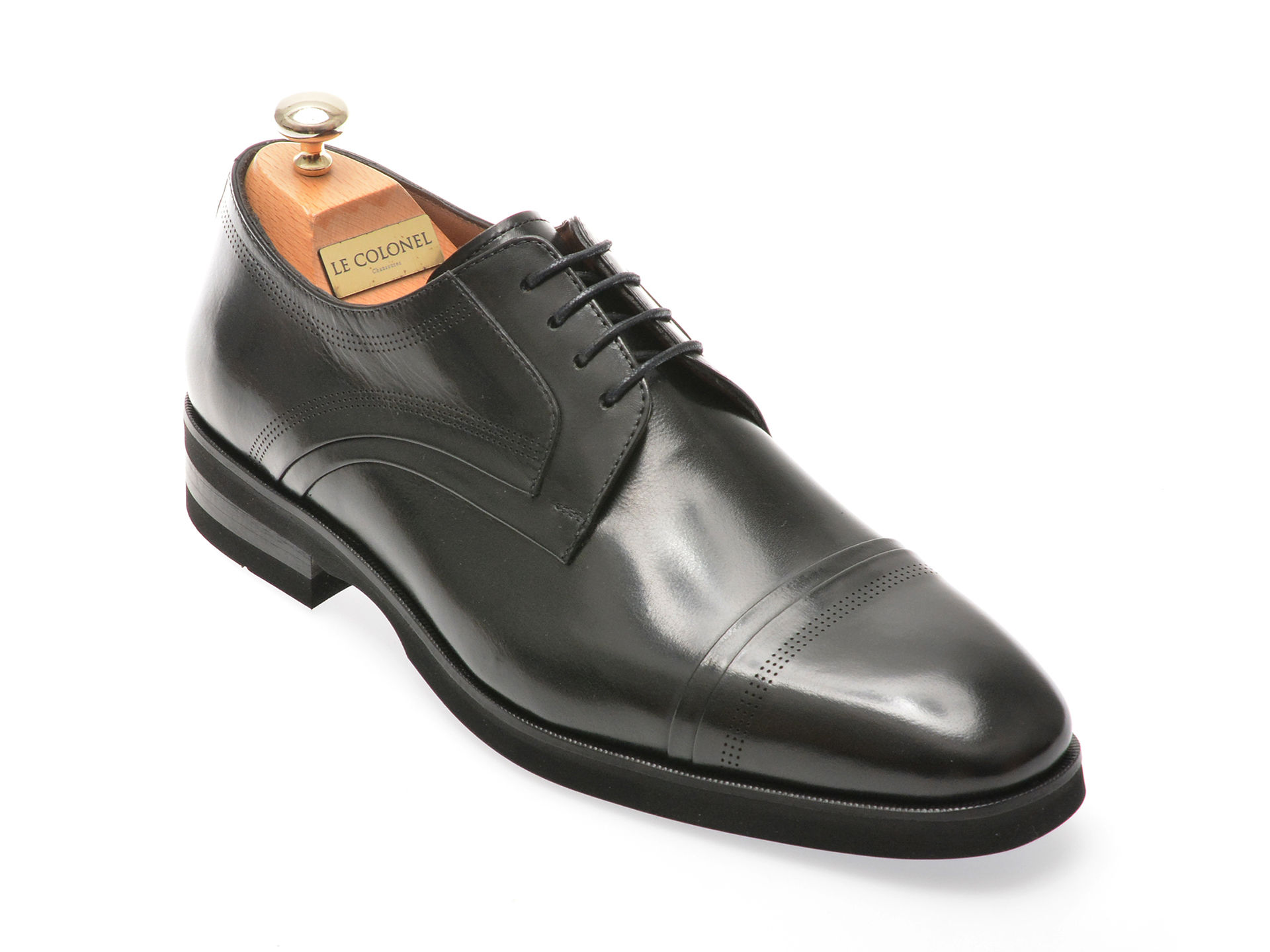 Pantofi eleganti LE COLONEL negri, 48470, din piele naturala