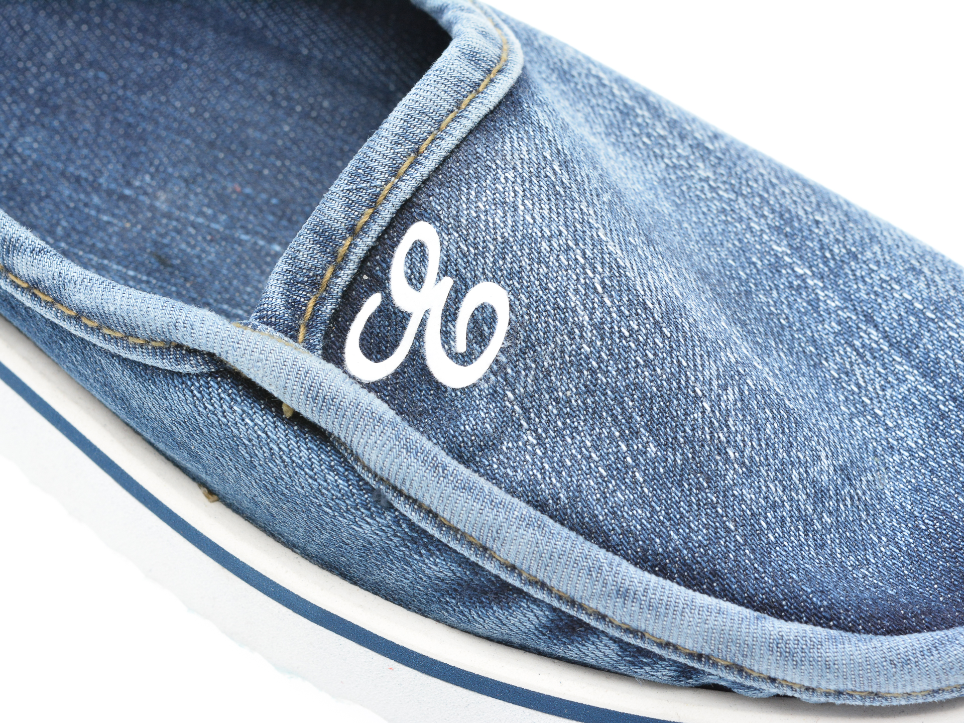Pantofi EMANI albastri, 20394, din material textil - 2
