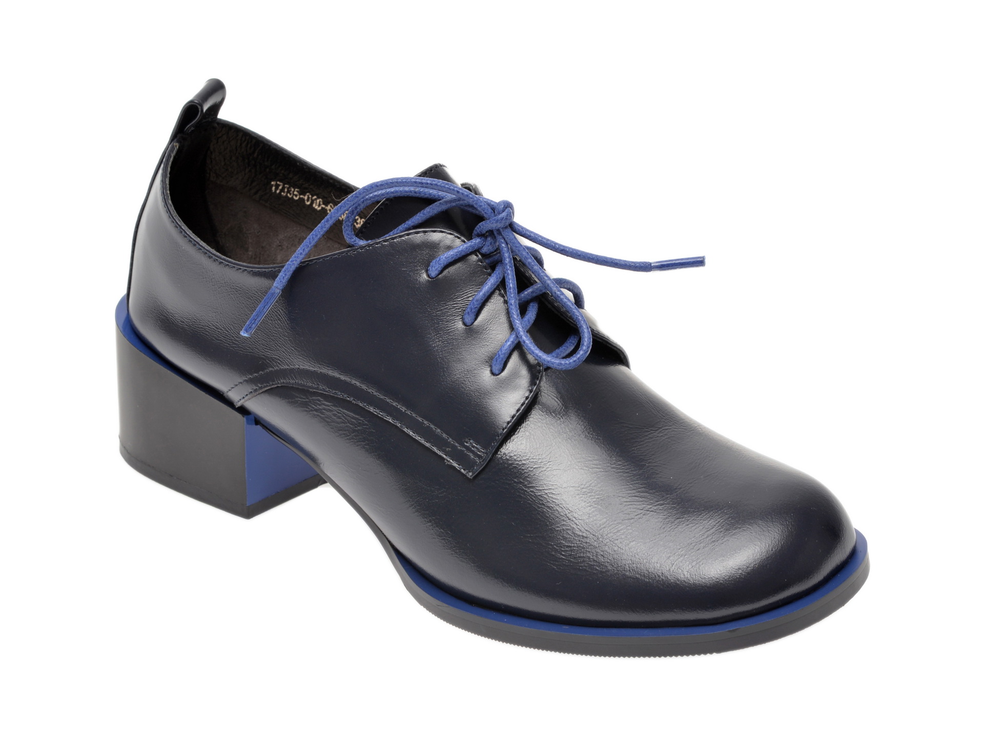 Pantofi EPICA bleumarin, 17J3501, din piele naturala