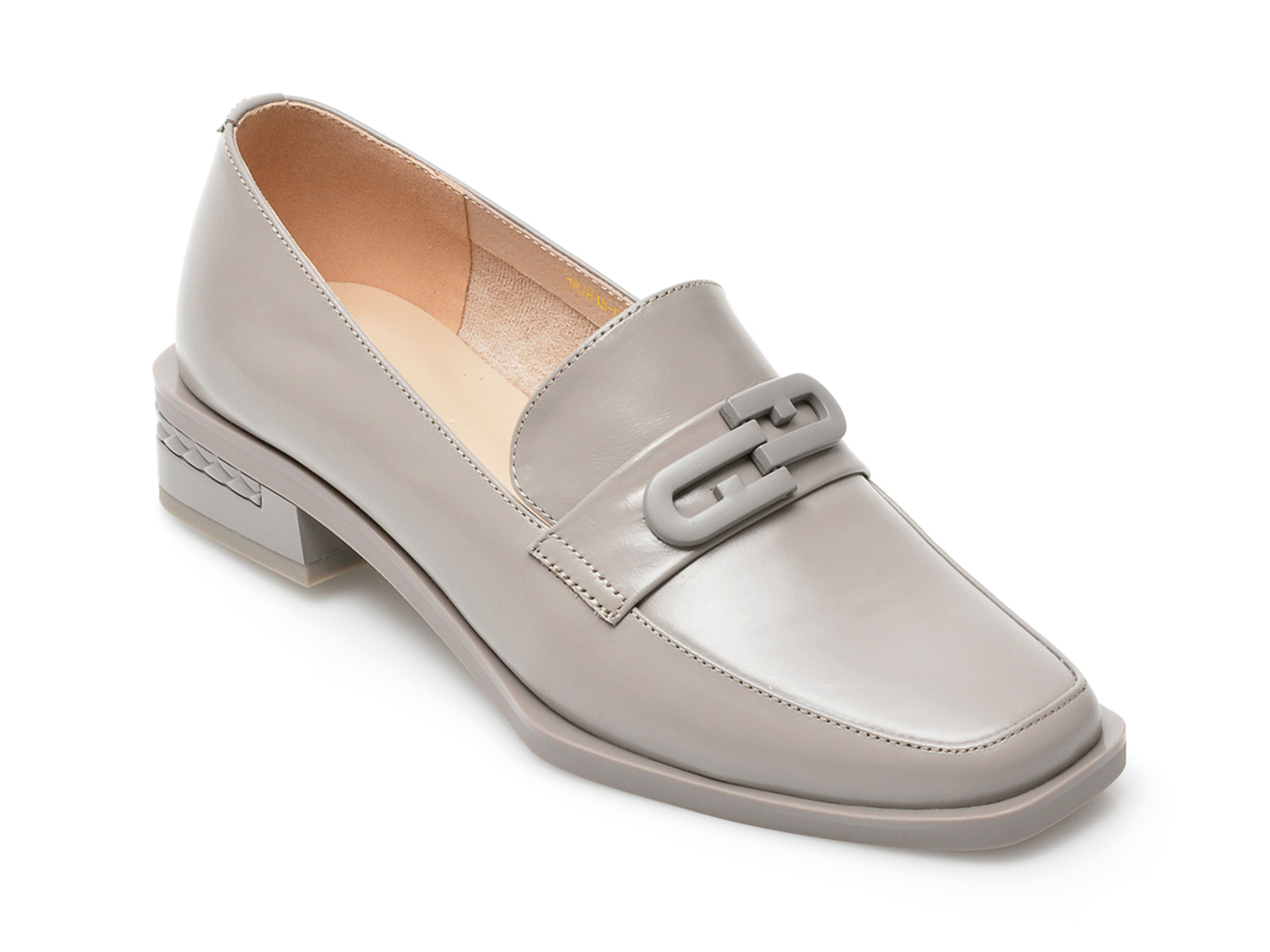 Pantofi EPICA gri, 04D9, din piele naturala /femei/pantofi imagine noua