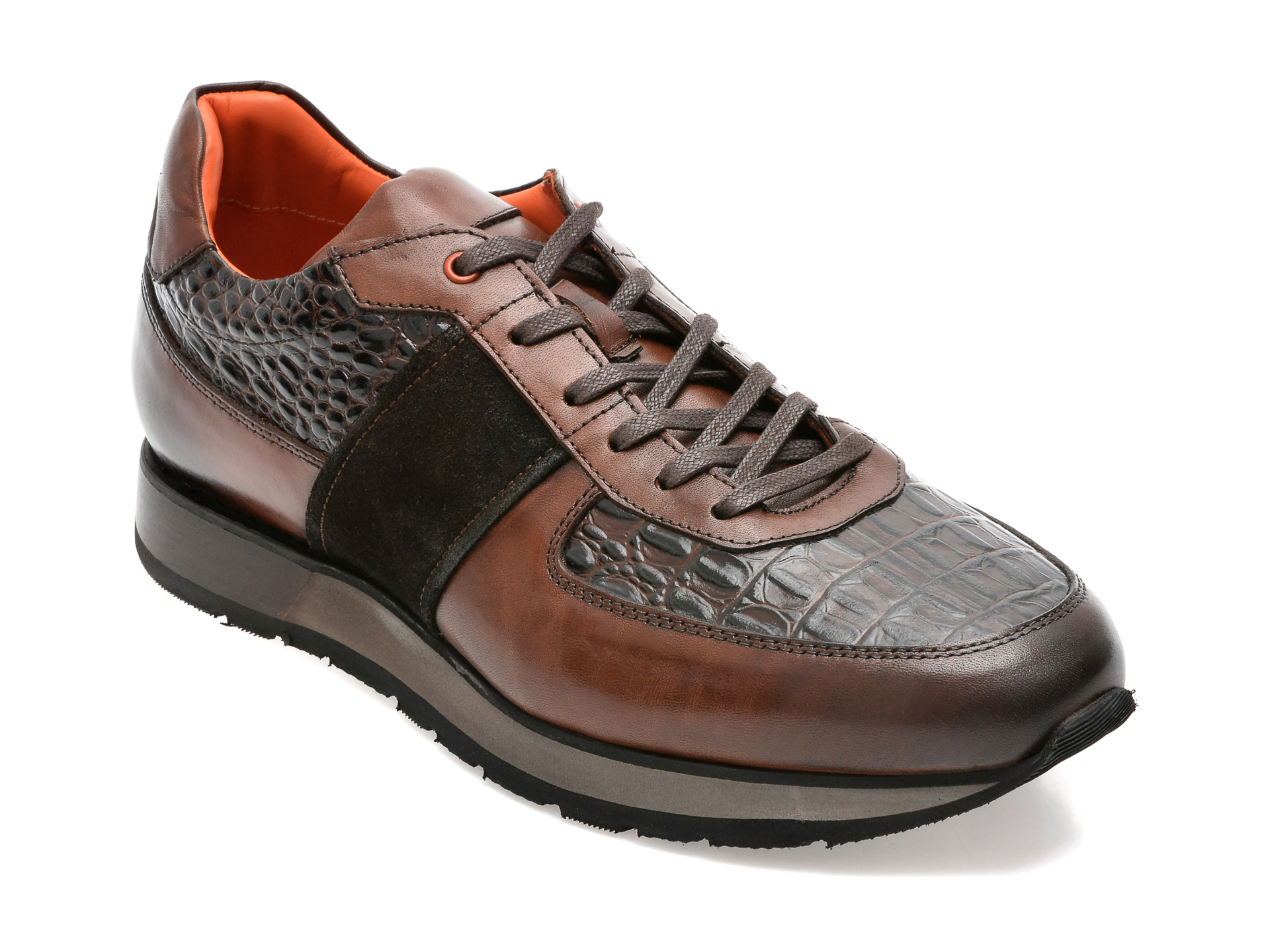 Pantofi EPICA maro, 2728, din piele naturala /barbati/pantofi imagine noua