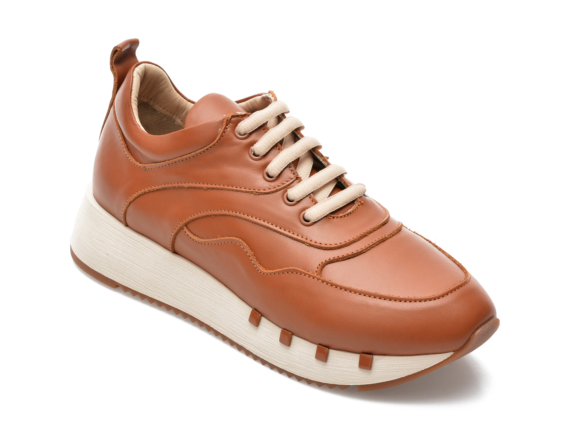 Pantofi EPICA maro, 42210, din piele naturala