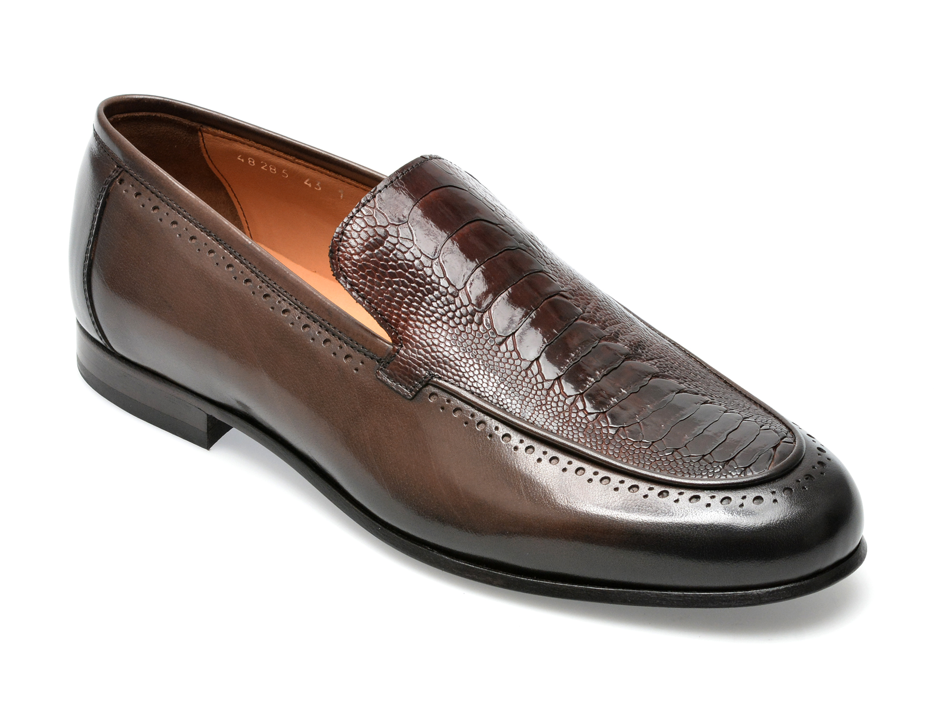 Pantofi EPICA maro, 48285, din piele naturala /barbati/pantofi