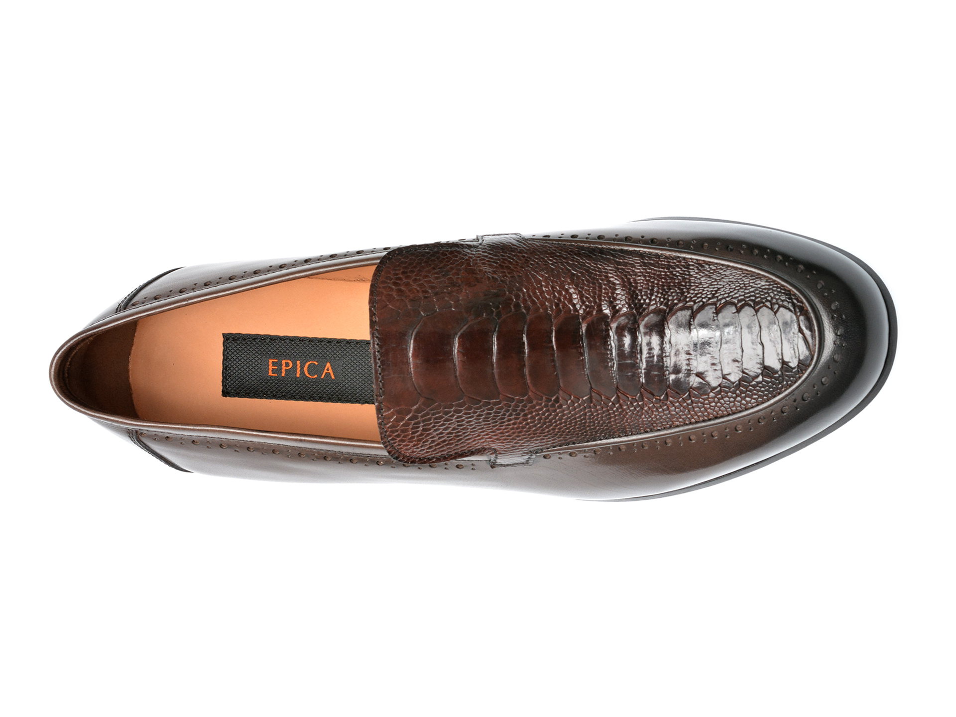 Poze Pantofi EPICA maro, 48285, din piele naturala