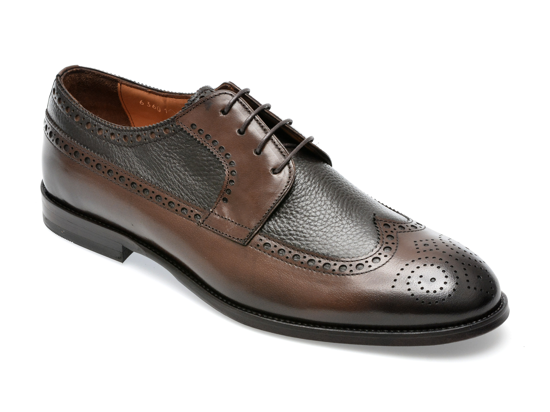 Pantofi EPICA maro, 63601, din piele naturala /barbati/pantofi