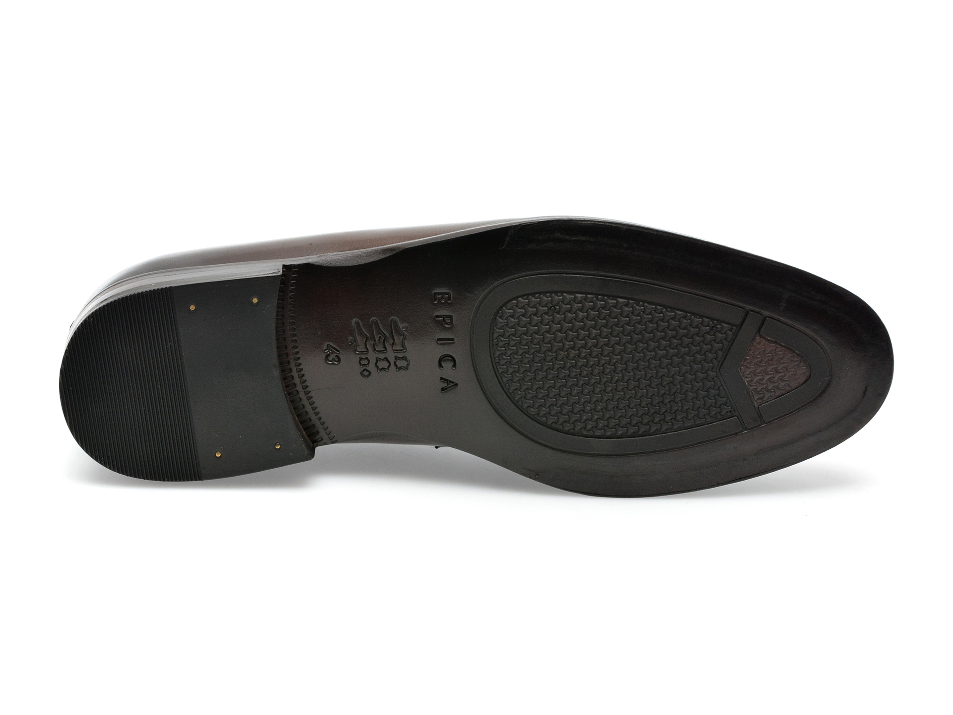 Pantofi EPICA maro, 63601, din piele naturala