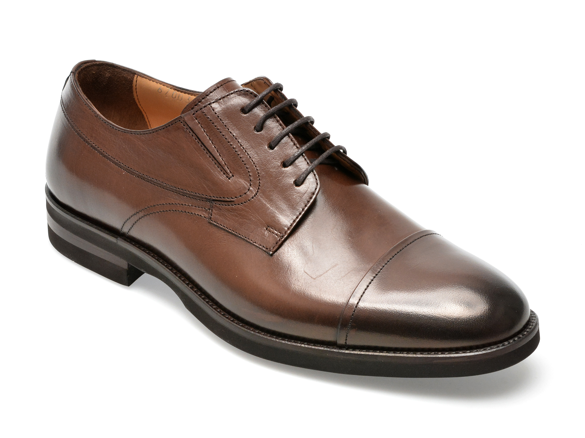 Pantofi EPICA maro, 67003, din piele naturala imagine reduceri black friday 2021 Epica