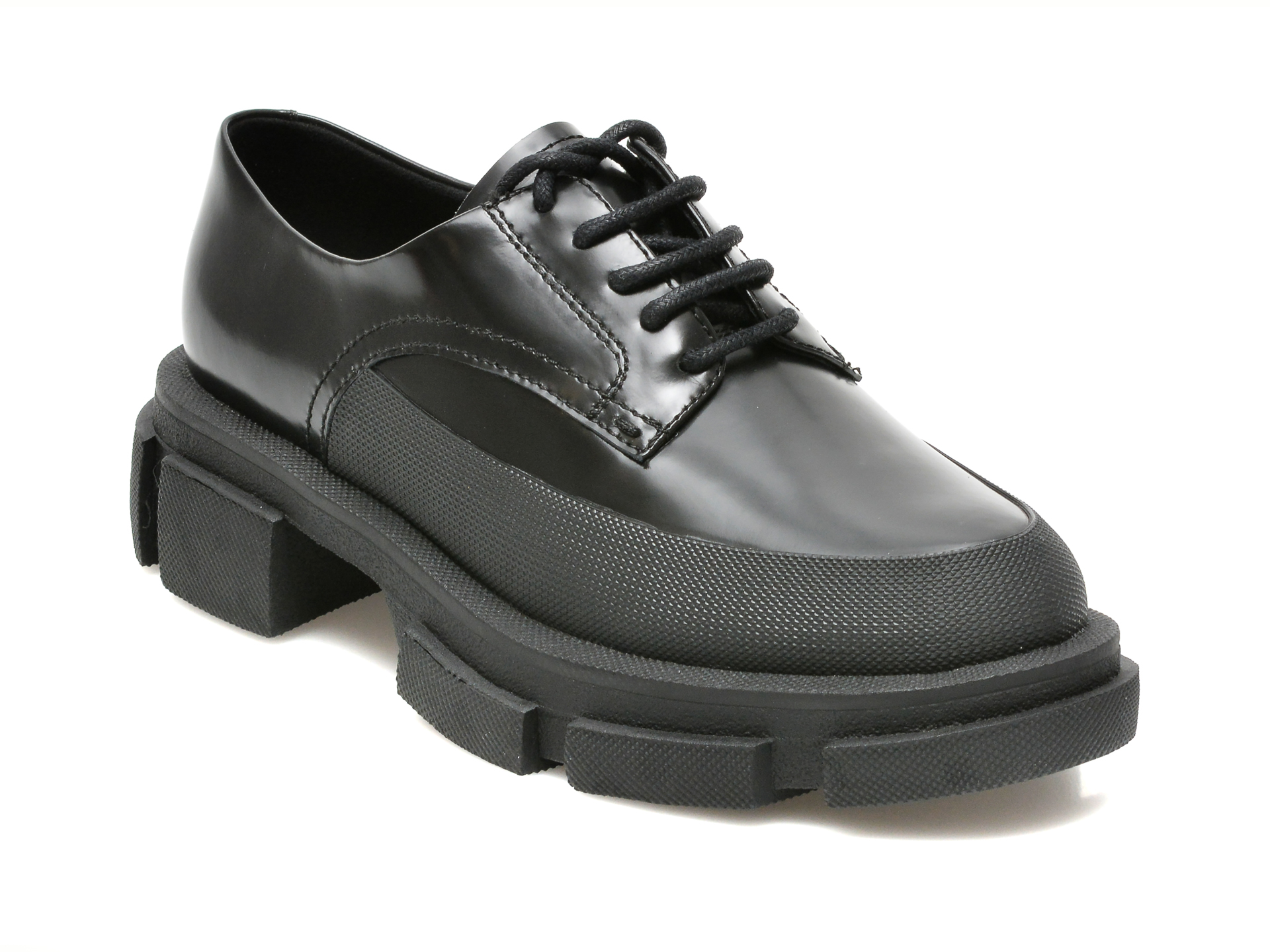 Pantofi EPICA negri, 016891E, din piele naturala Epica