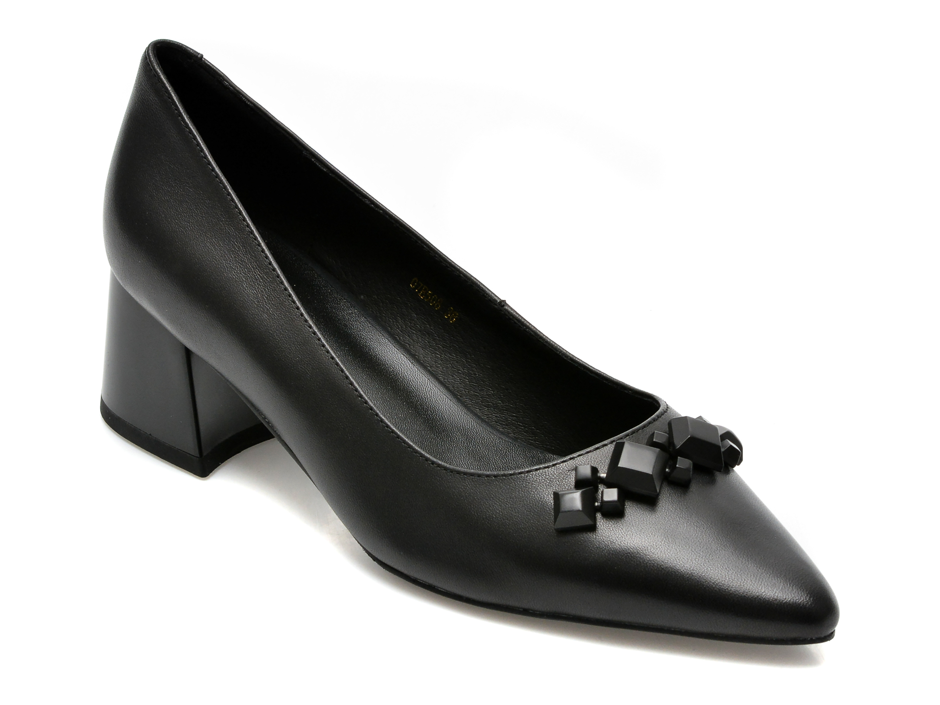 Pantofi EPICA negri, 07E5008, din piele naturala femei 2023-03-21