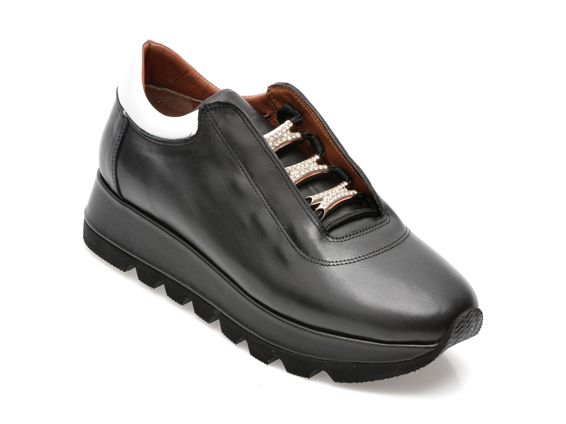 Pantofi EPICA negri, 1527412, din piele naturala Epica
